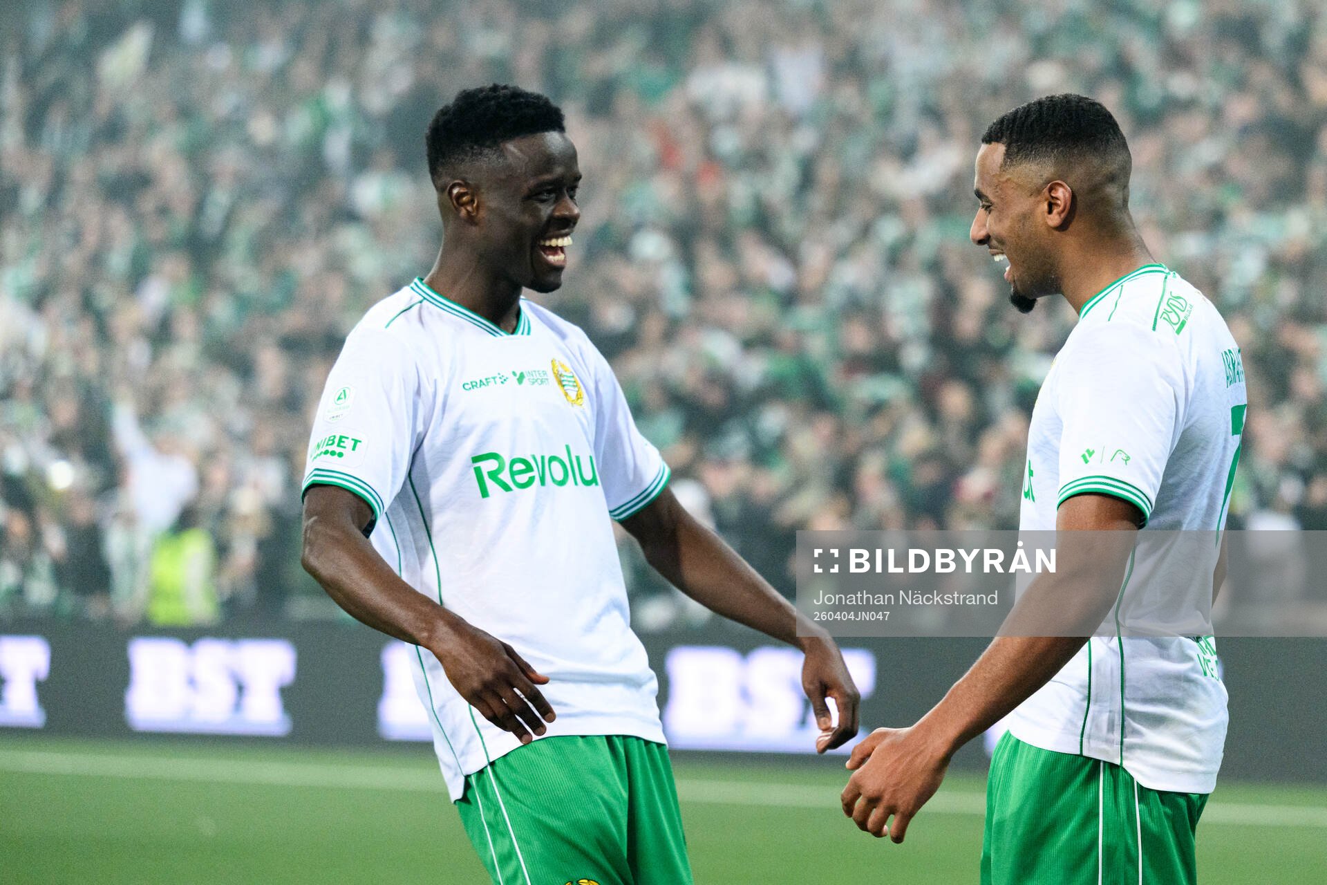 Hammarbys Paulos Abraham jublar