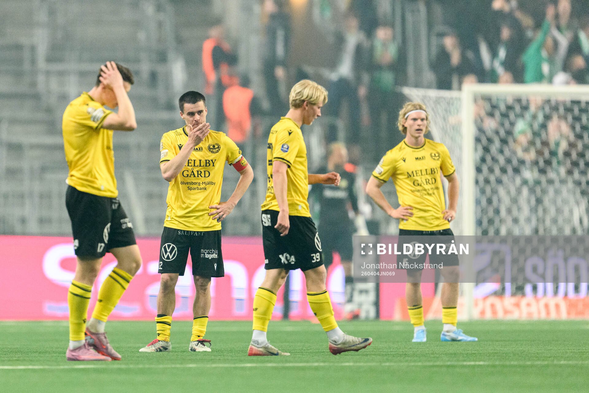 Mjällbys spelare deppar