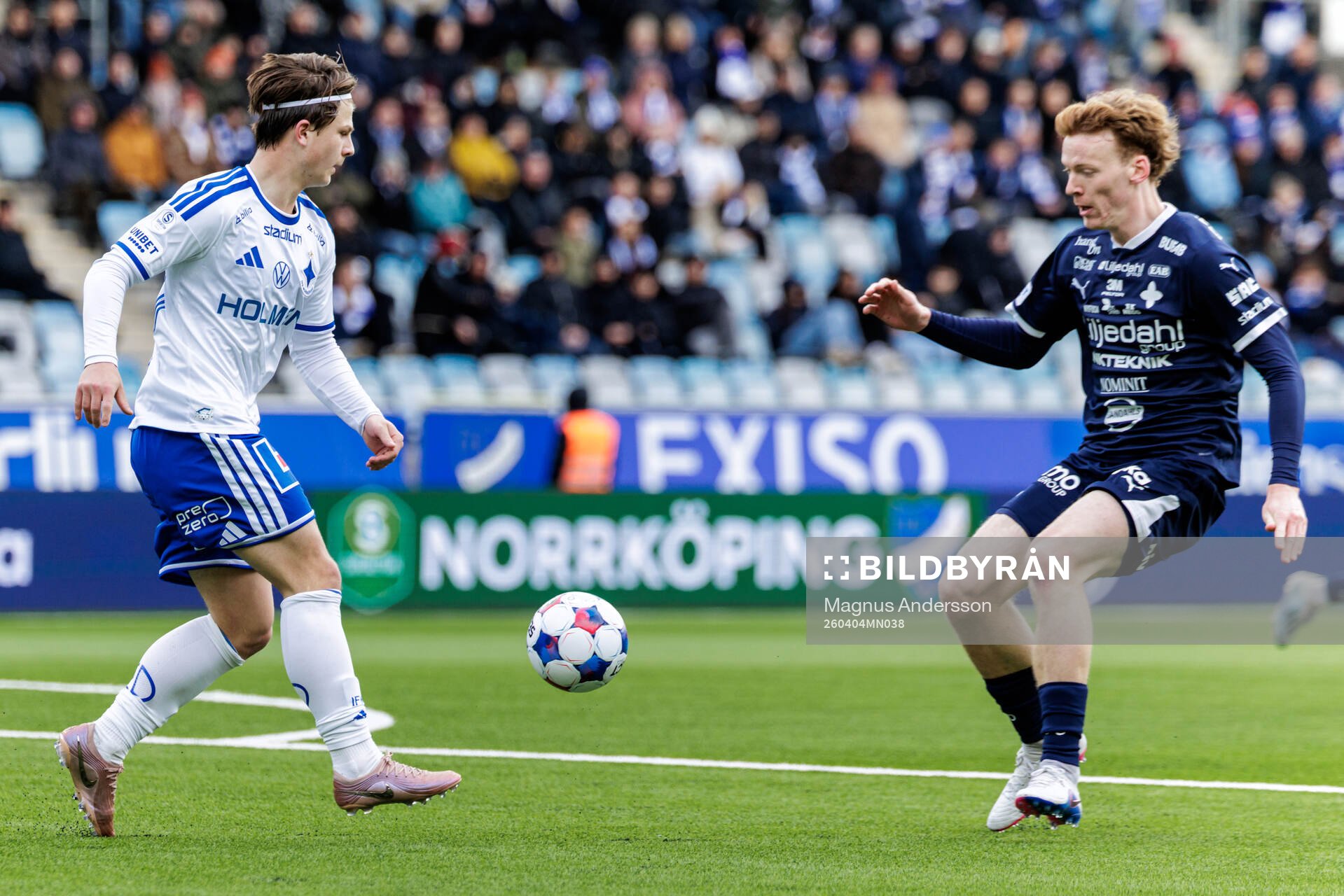 IFK Norrköpings Axel Brönner och Värnamos Logi Hrafn