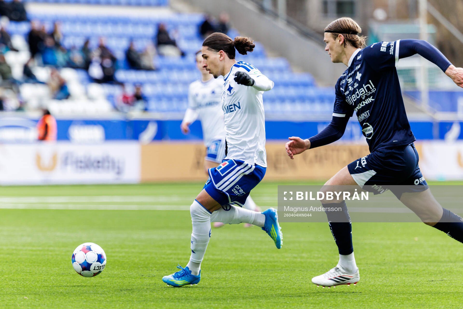 IFK Norrköpings Elias Jemal och Värnamos Hugo Andersson