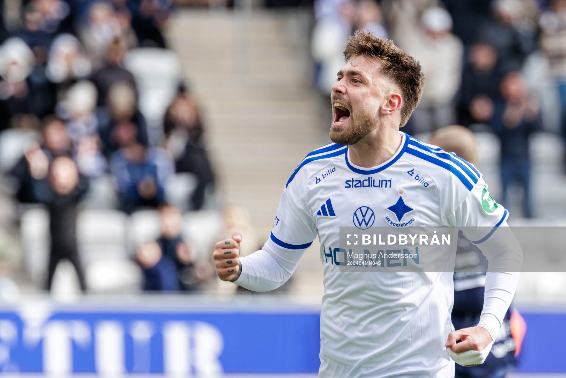 IFK Norrköpings Tim Prica jublar