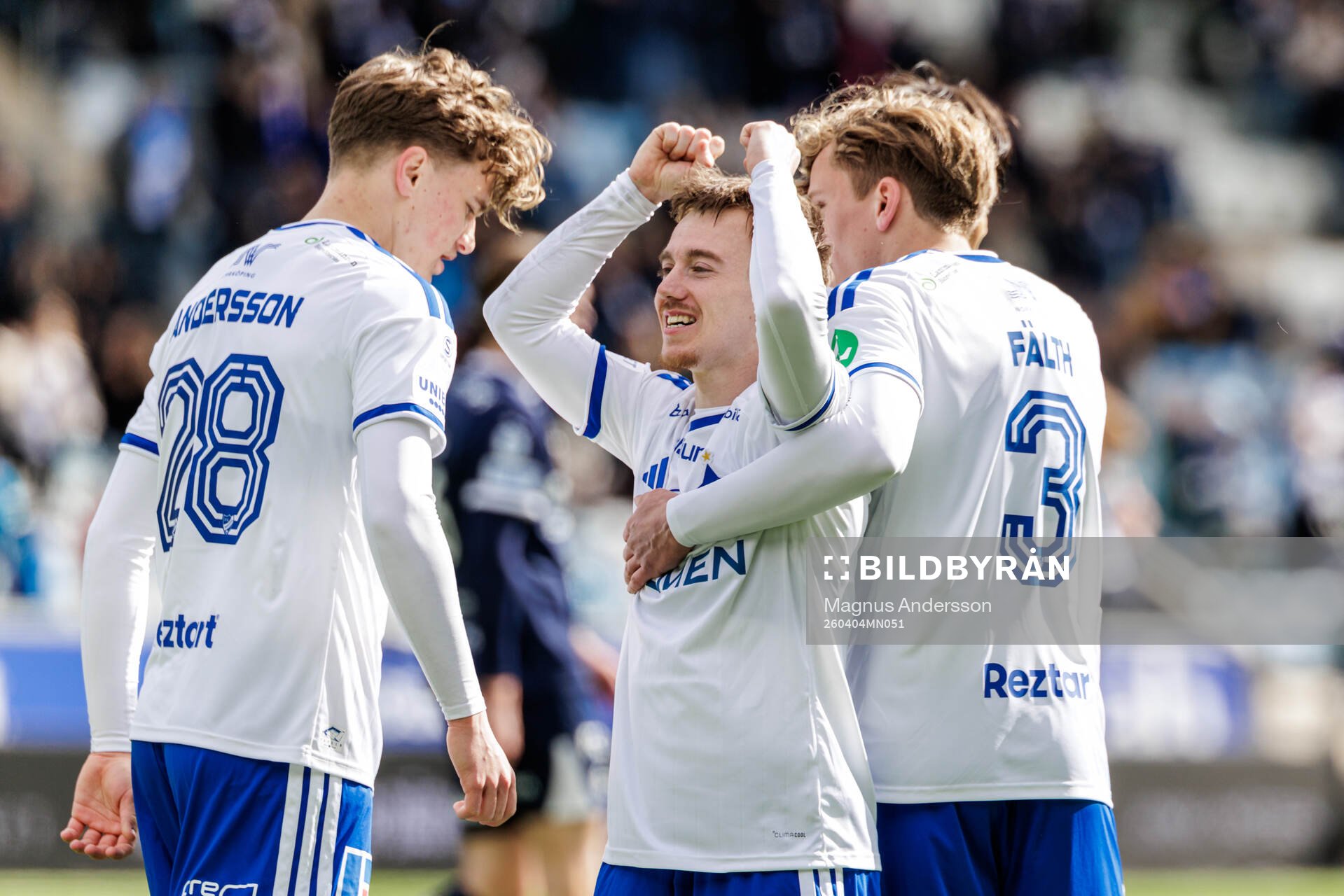 IFK Norrköpings Ryan Nelson jublar
