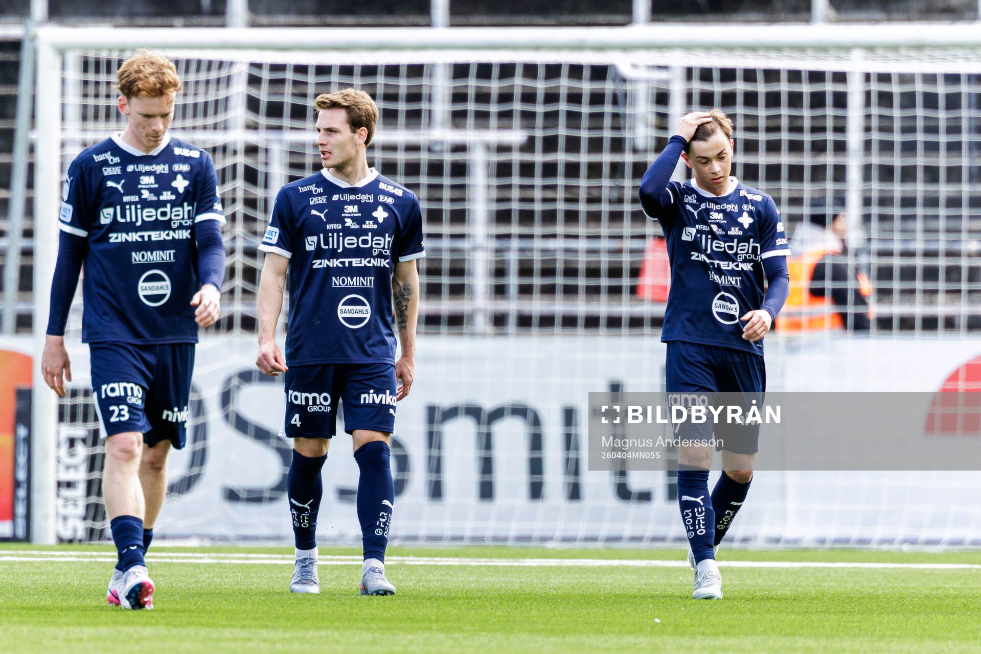 Värnamos spelare deppar