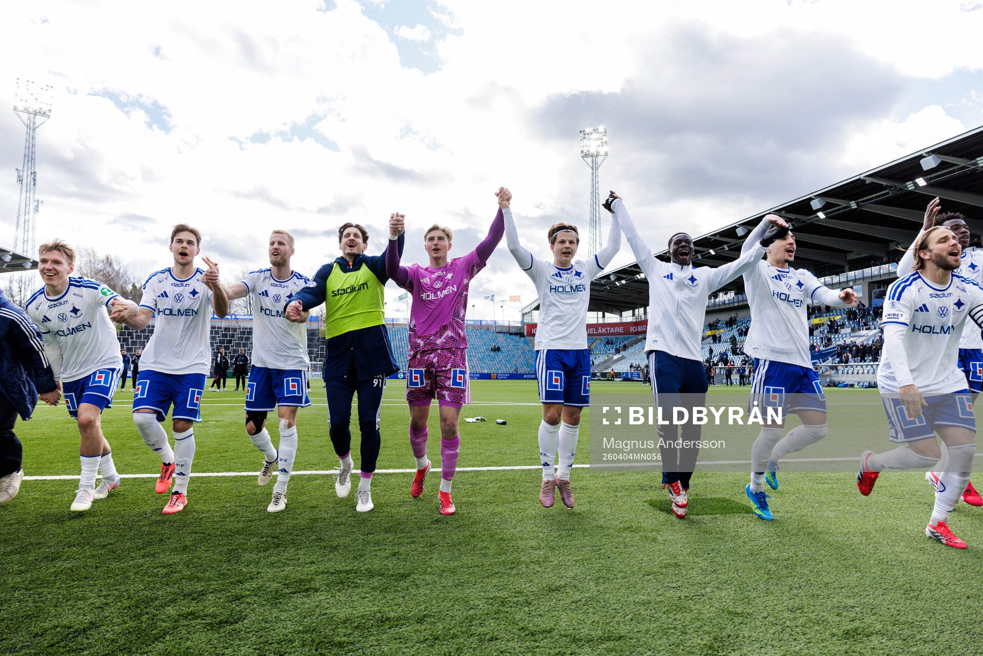 IFK Norrköpings spelare jublar