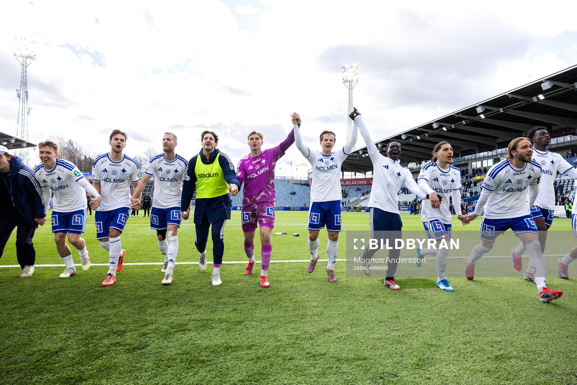 IFK Norrköpings spelare jublar