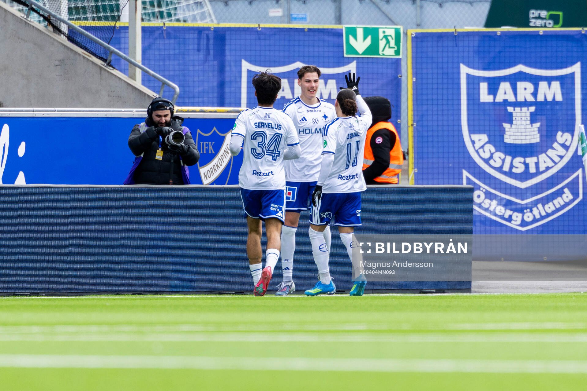 IFK Norrköpings Albert Aleksanjan jublar