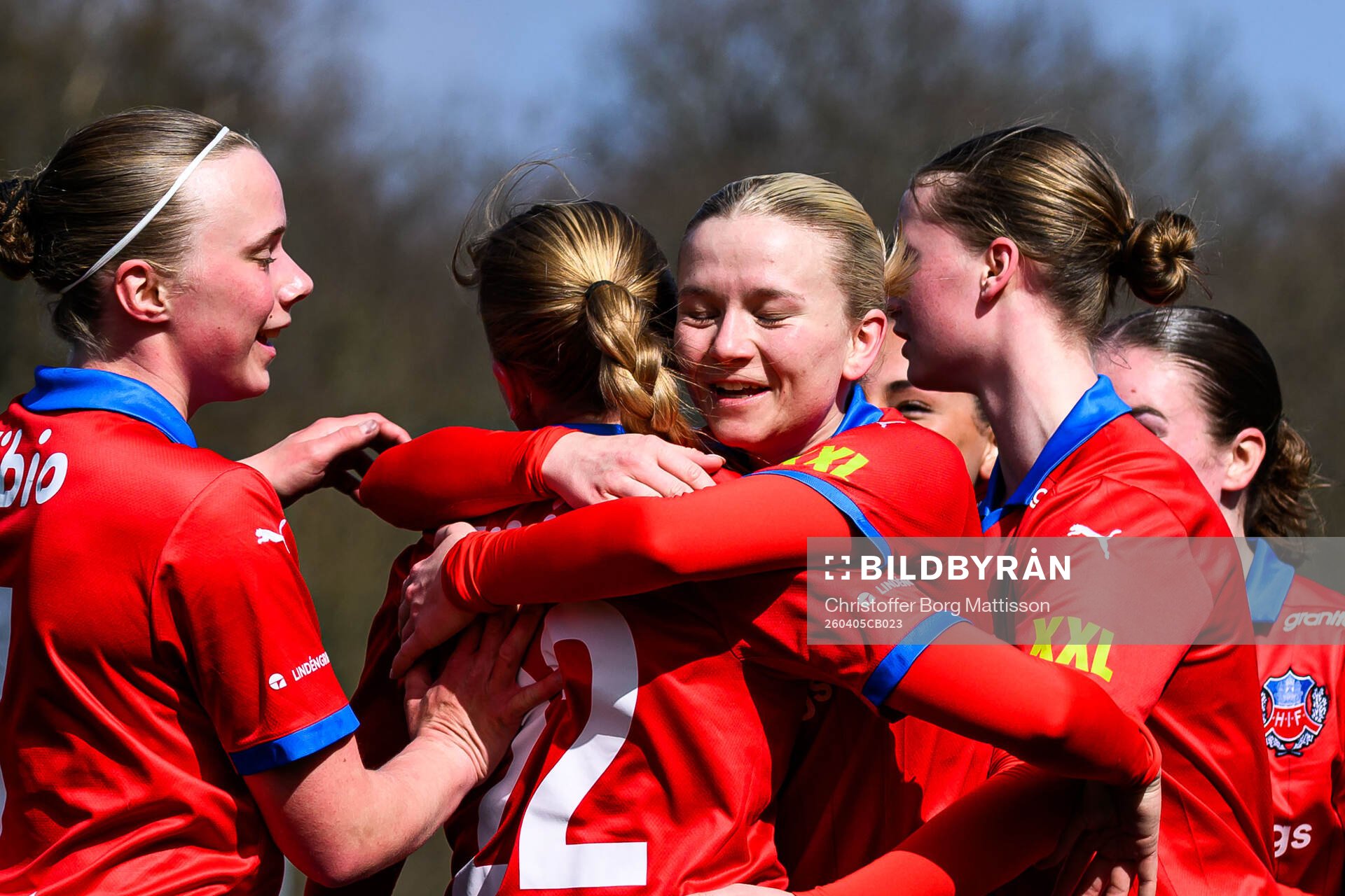 Helsingborgs Johanna Lindblom jublar