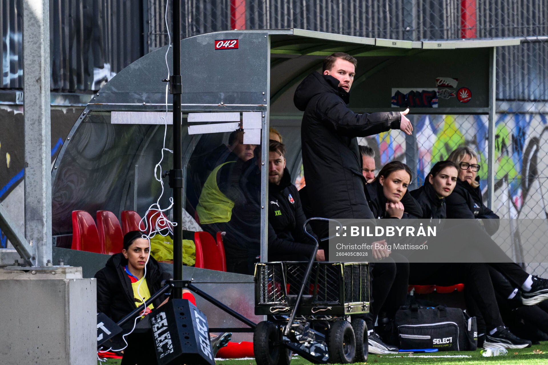 Helsingborgs tränare Kristoffer Schönbeck