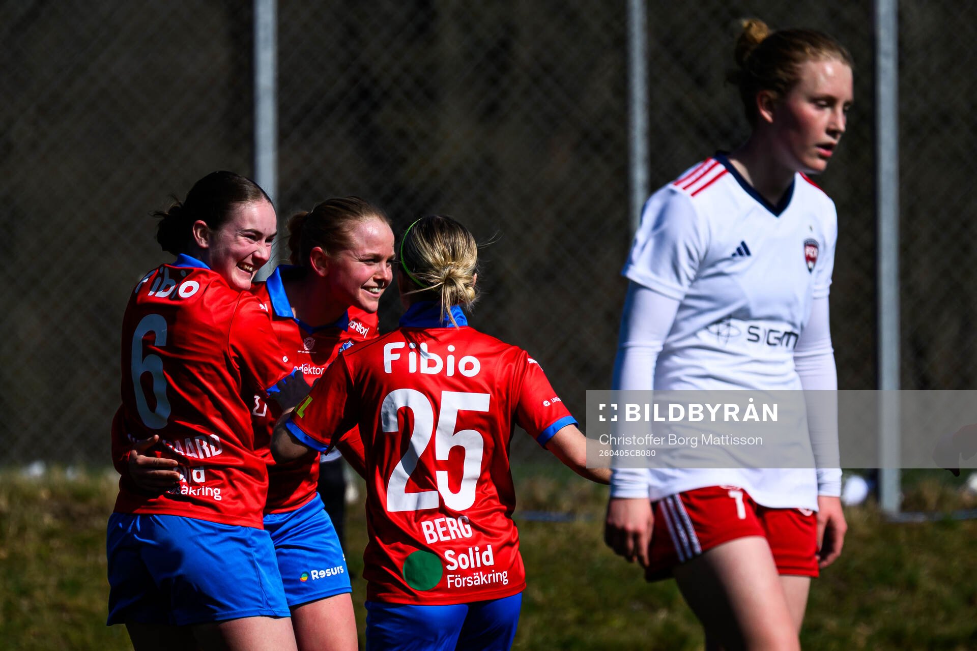 Helsingborgs Agnes Eklöf jublar