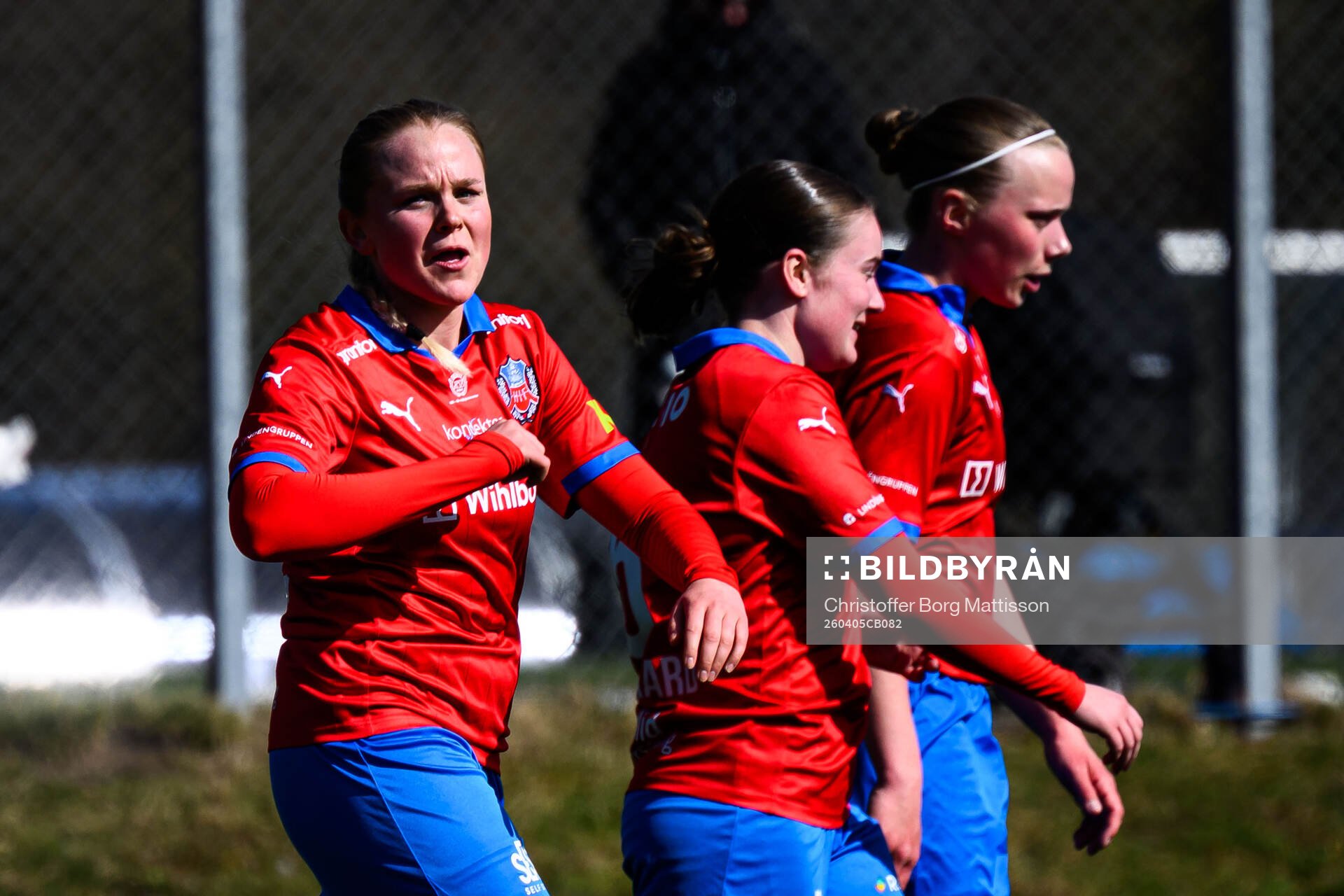 Helsingborgs Agnes Eklöf jublar