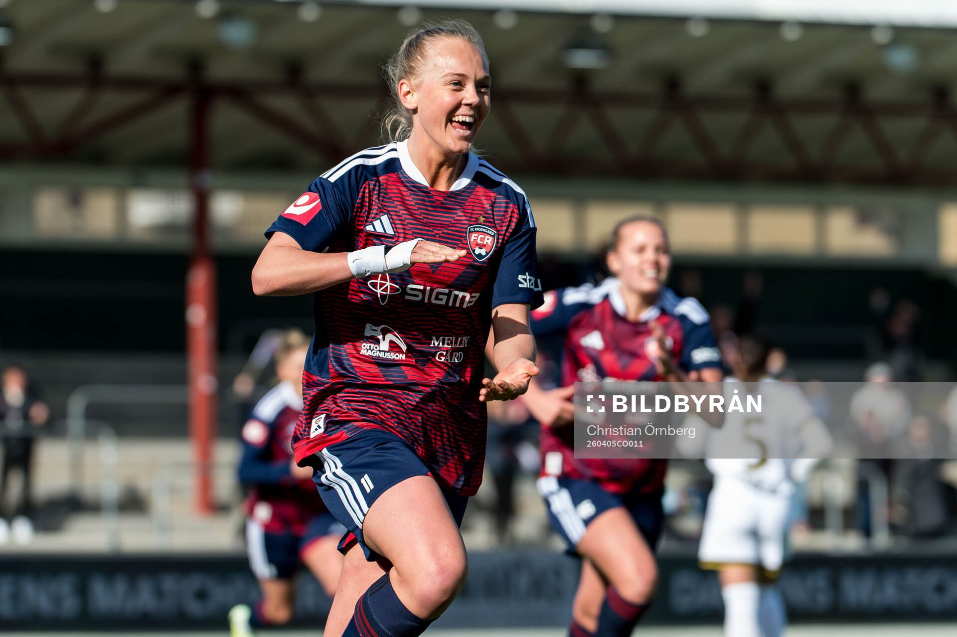 Rosengårds Molly Johansson jublar
