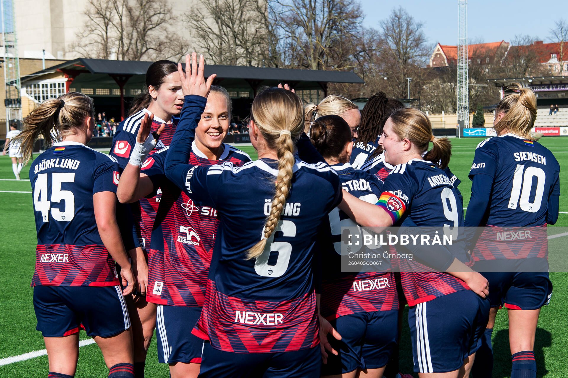 Rosengårds Molly Johansson jublar