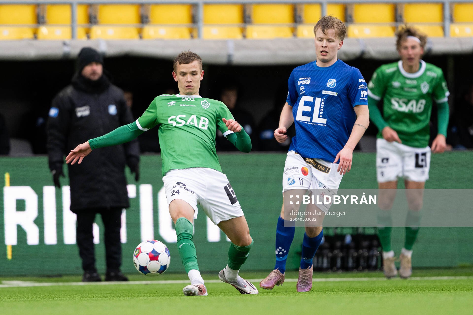 Brages Anders Hellblom och Norrbys Kevin Liimatainen