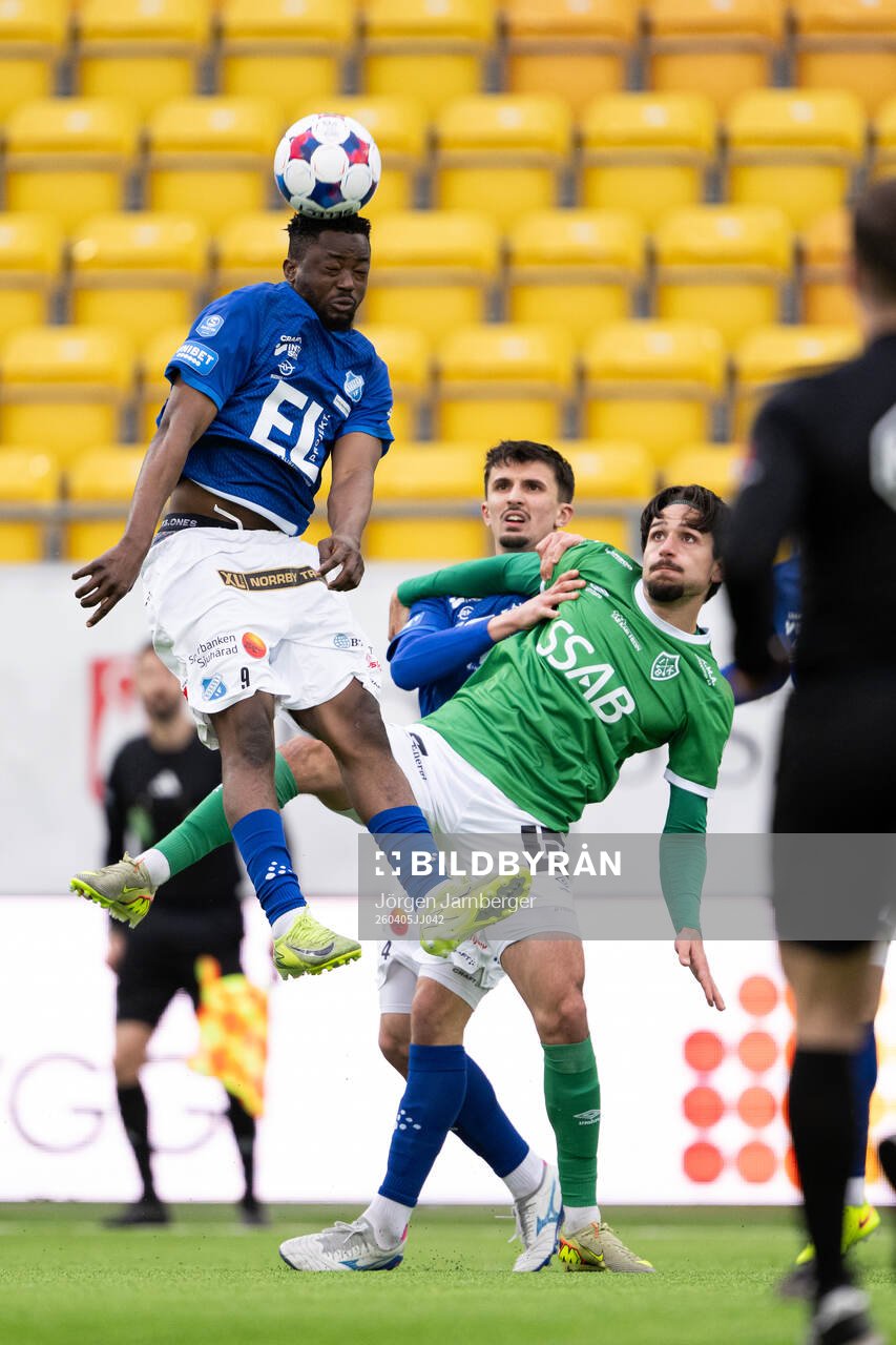 Norrbys Azeez Temitope Yusuf och Brages Filip Trpcevski