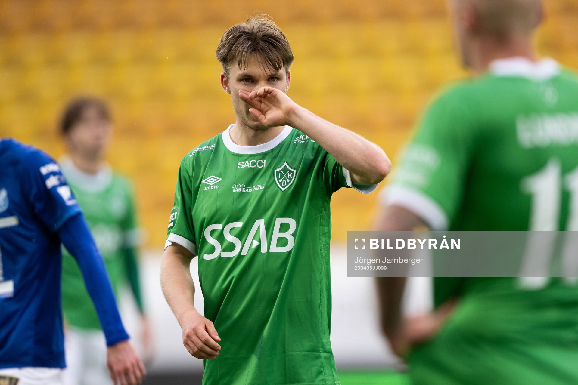 under fotbollsmatchen i Superettan mellan Norrby och Brage