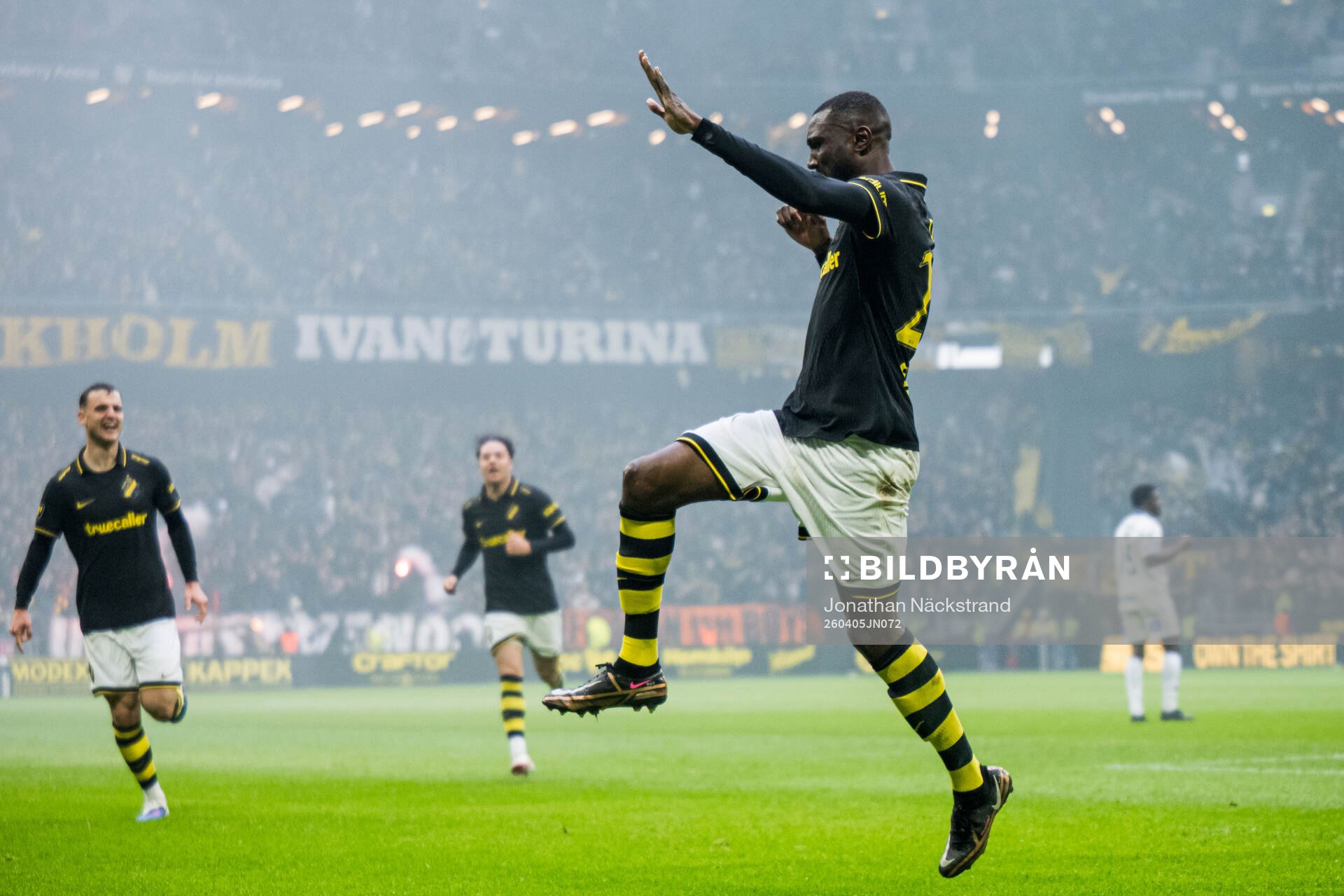 AIKs Ibrahim Cisse jublar