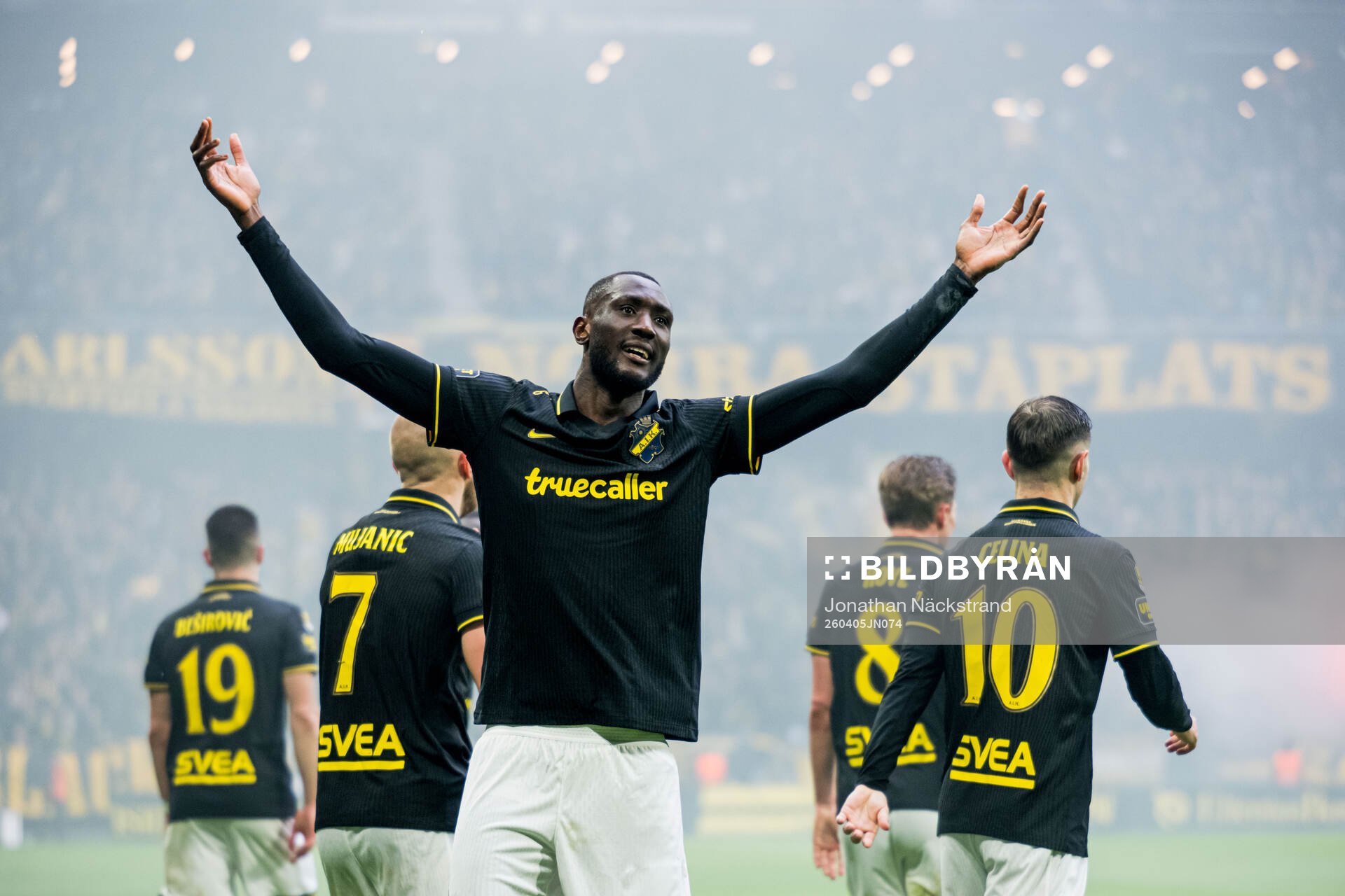 AIKs Ibrahim Cisse jublar
