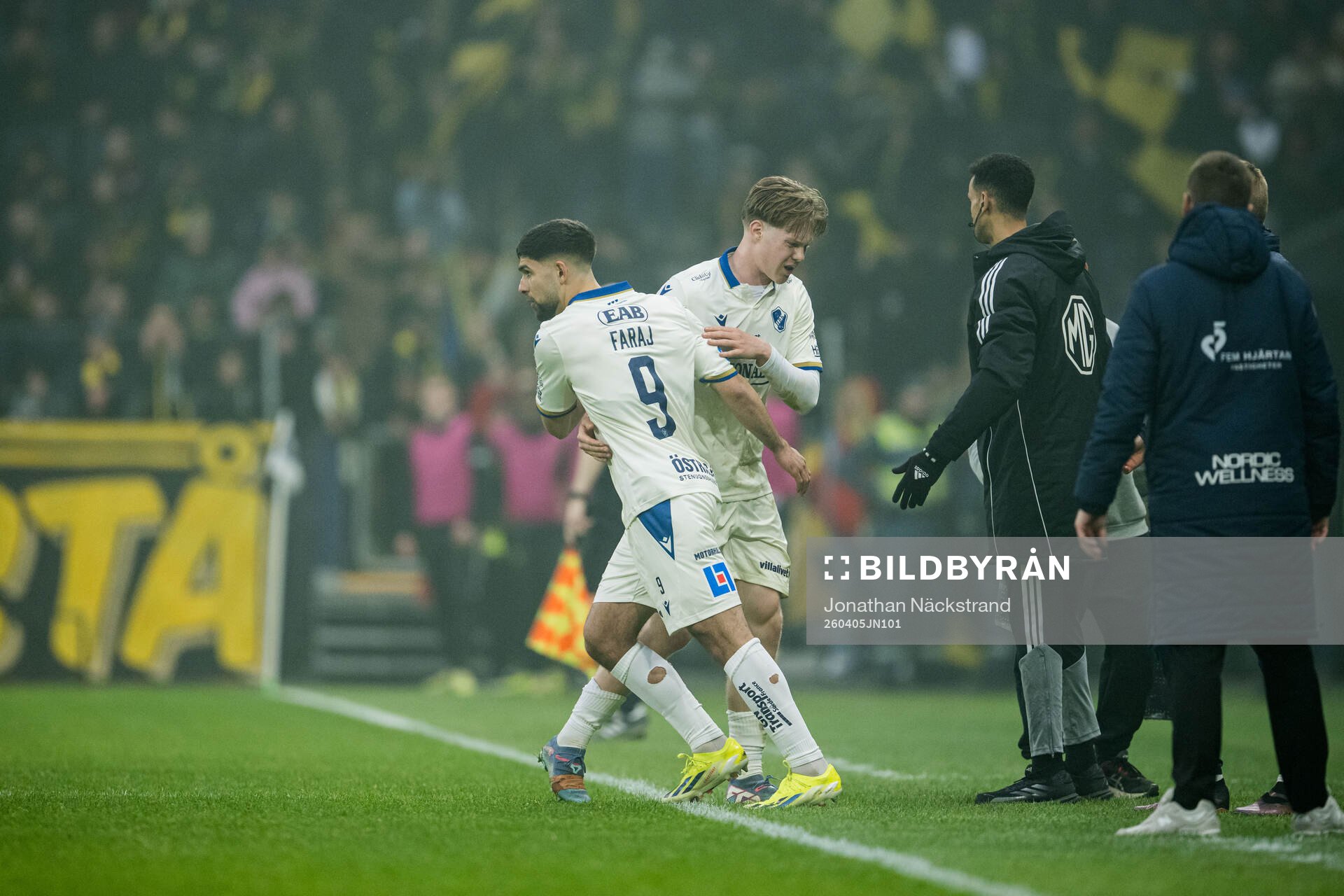 Halmstads Omar Faraj och Malte Persson