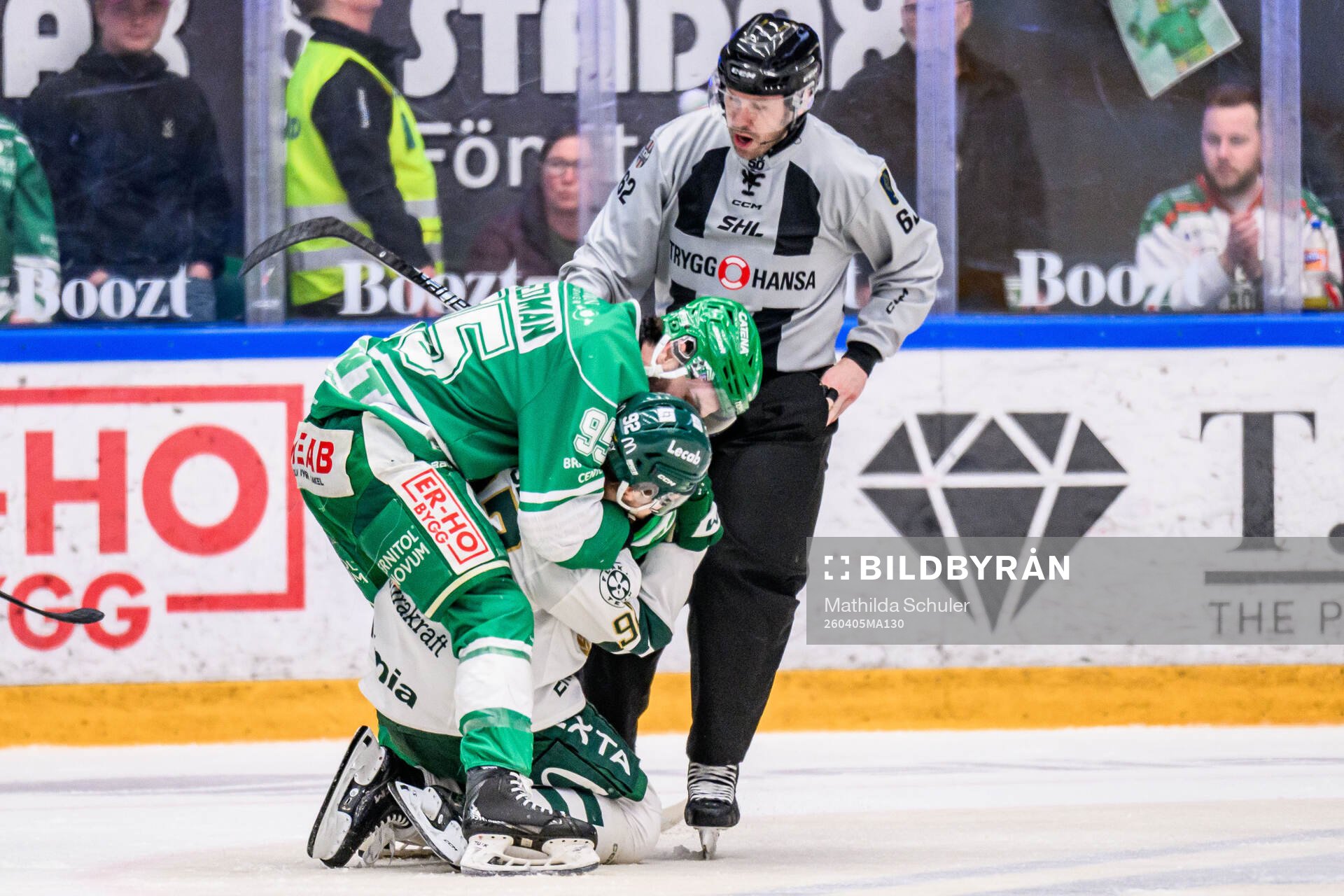 Rögles Mark Friedman och Färjestads Lucas Forsell