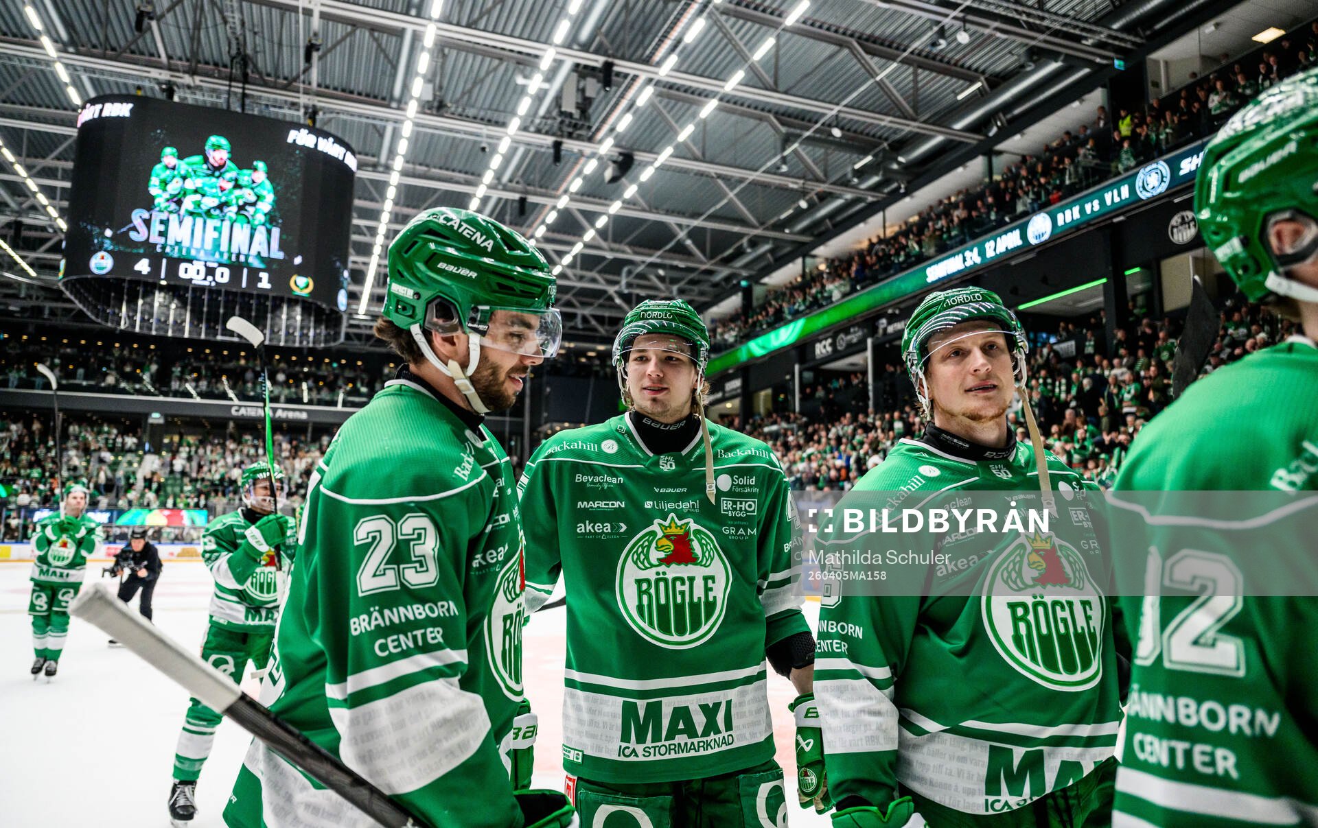 Rögles Josh Dickinson och Gregor Biber