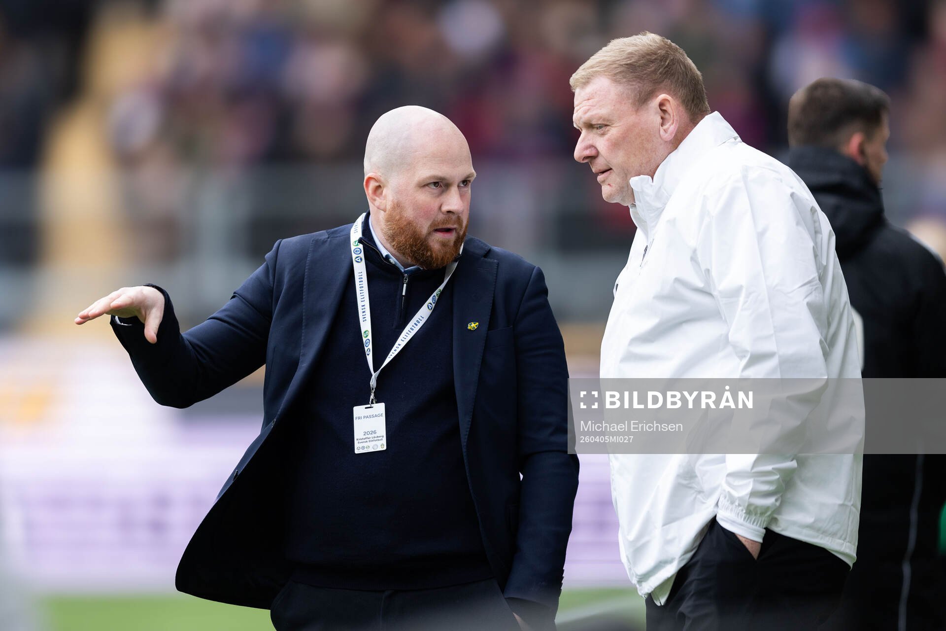 Matchdelegat Kristoffer Lövberg och Malmö FFs