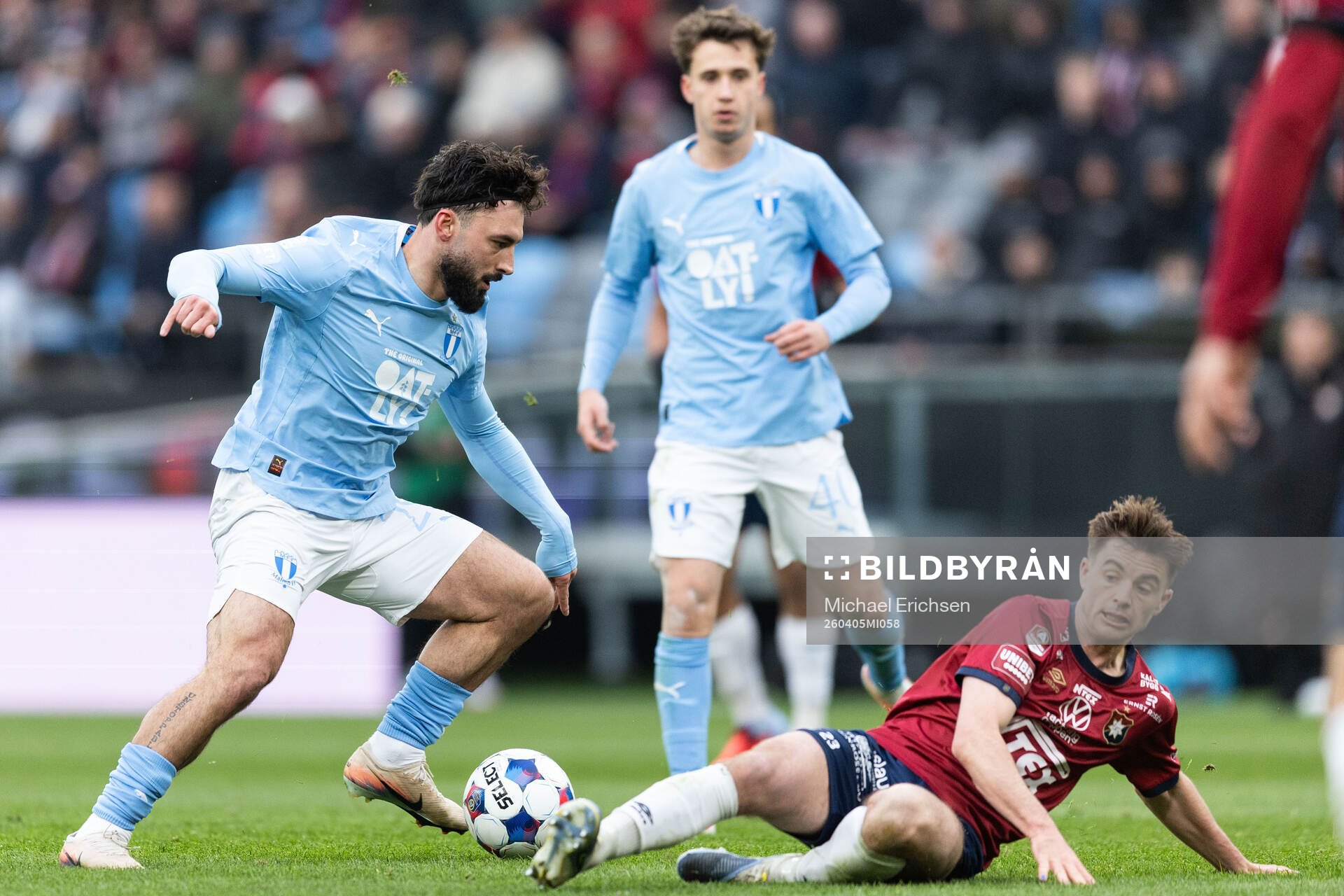 Malmö FFs Sead Haksabanovic och Örgrytes Owen Parker-Price