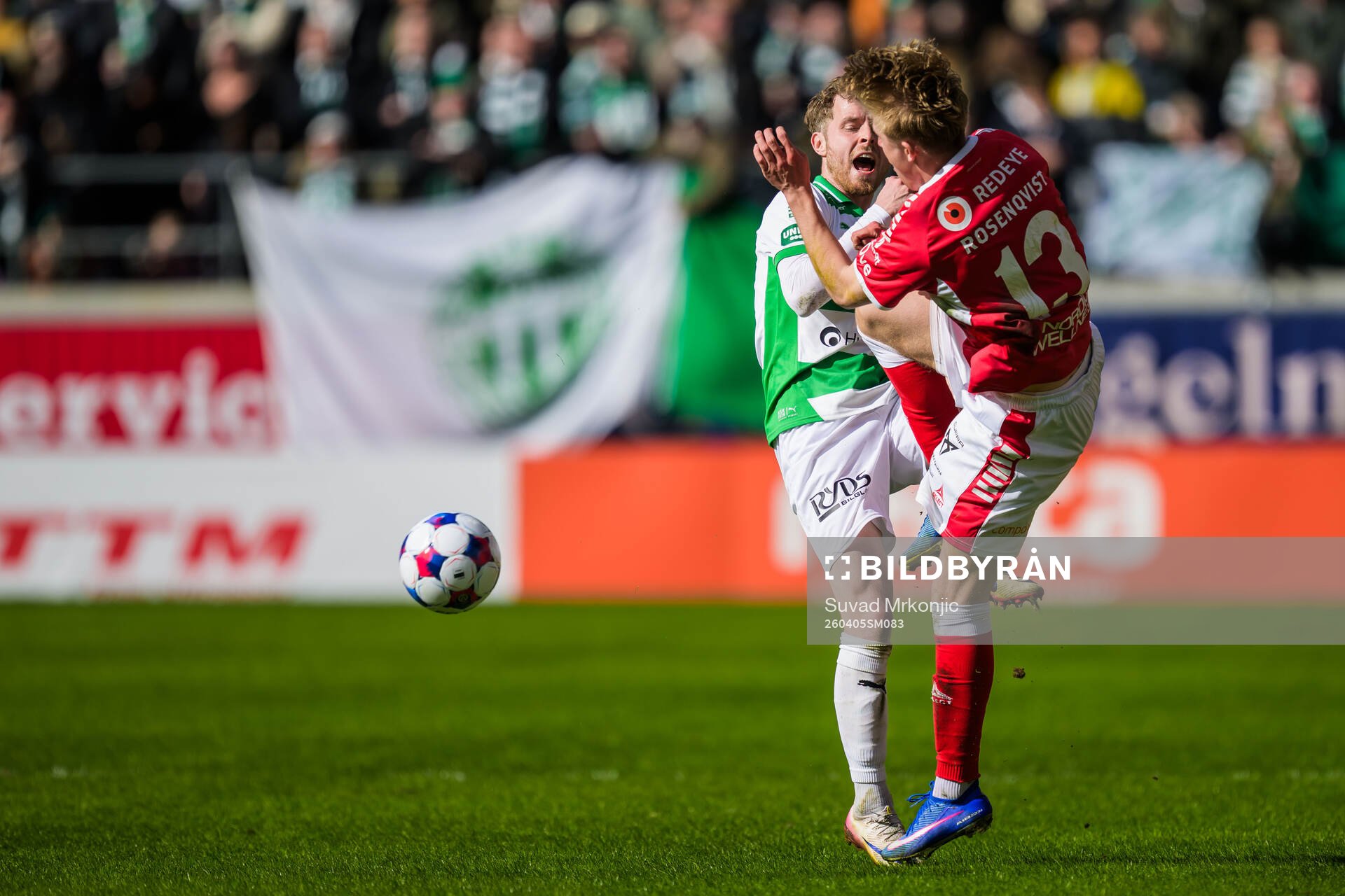 Västerås Victor Wernersson och Kalmars Charlie Rosenqvist