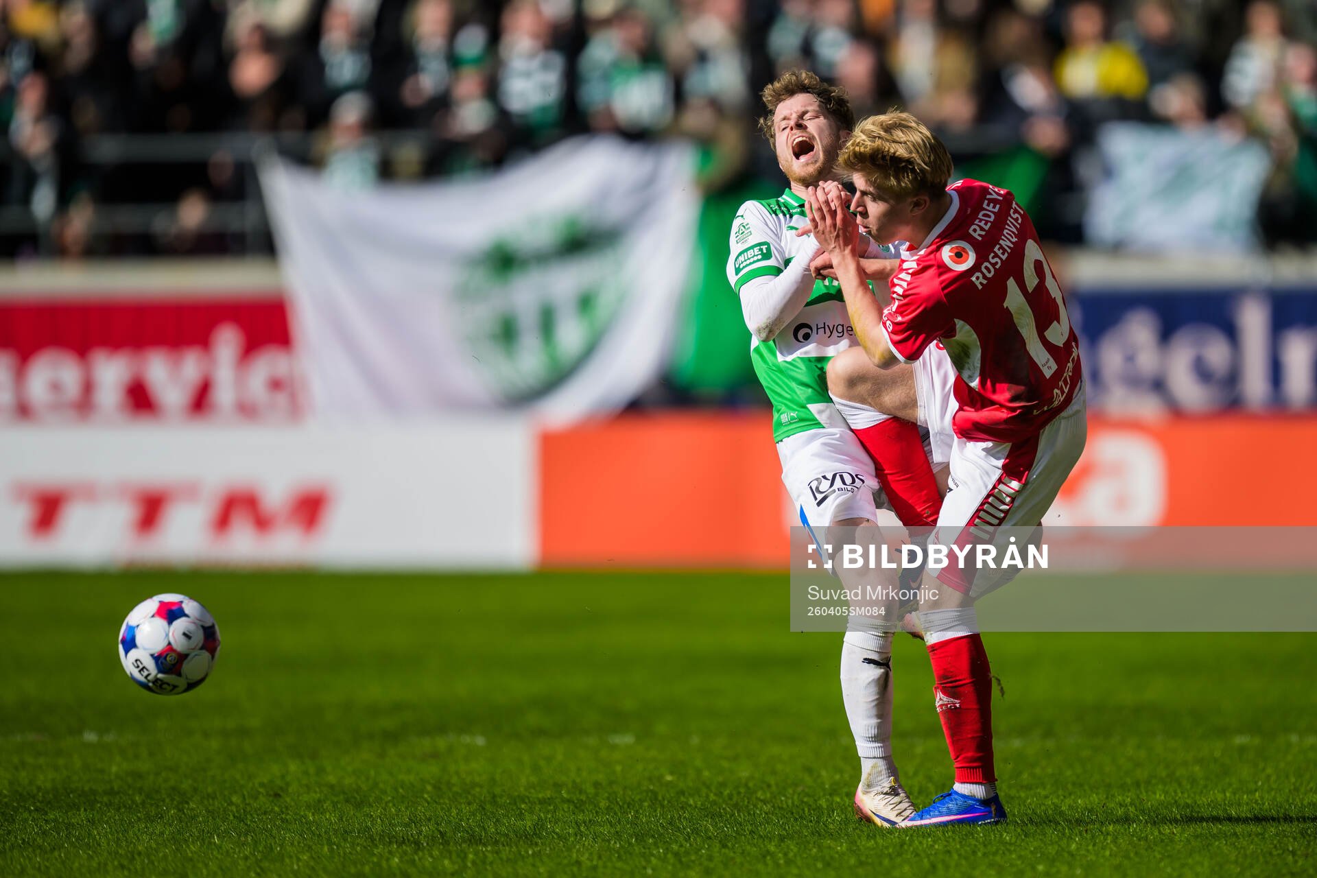Västerås Victor Wernersson och Kalmars Charlie Rosenqvist