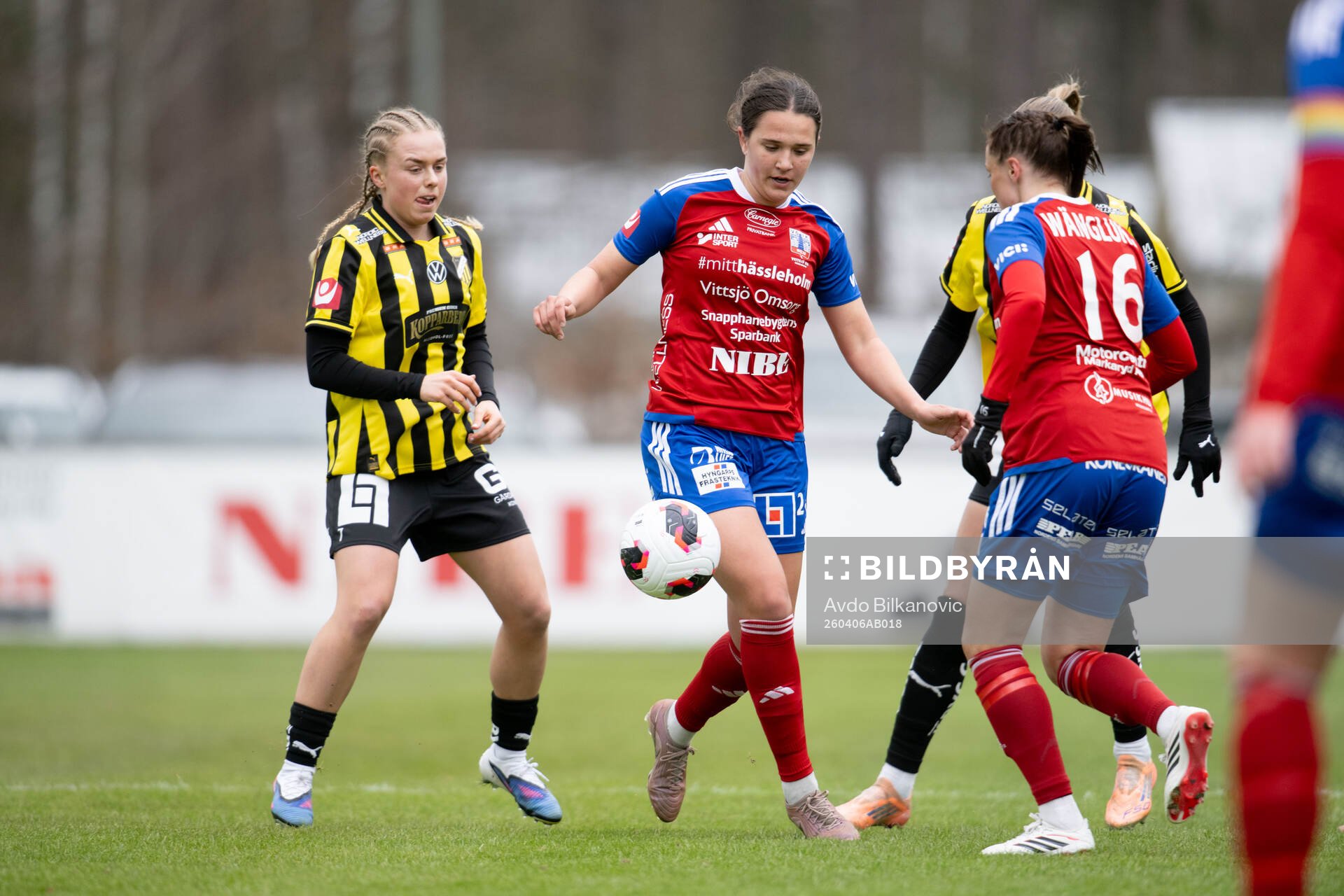 Häckens Pernille Sanvig och Vittsjös Daniela Galic