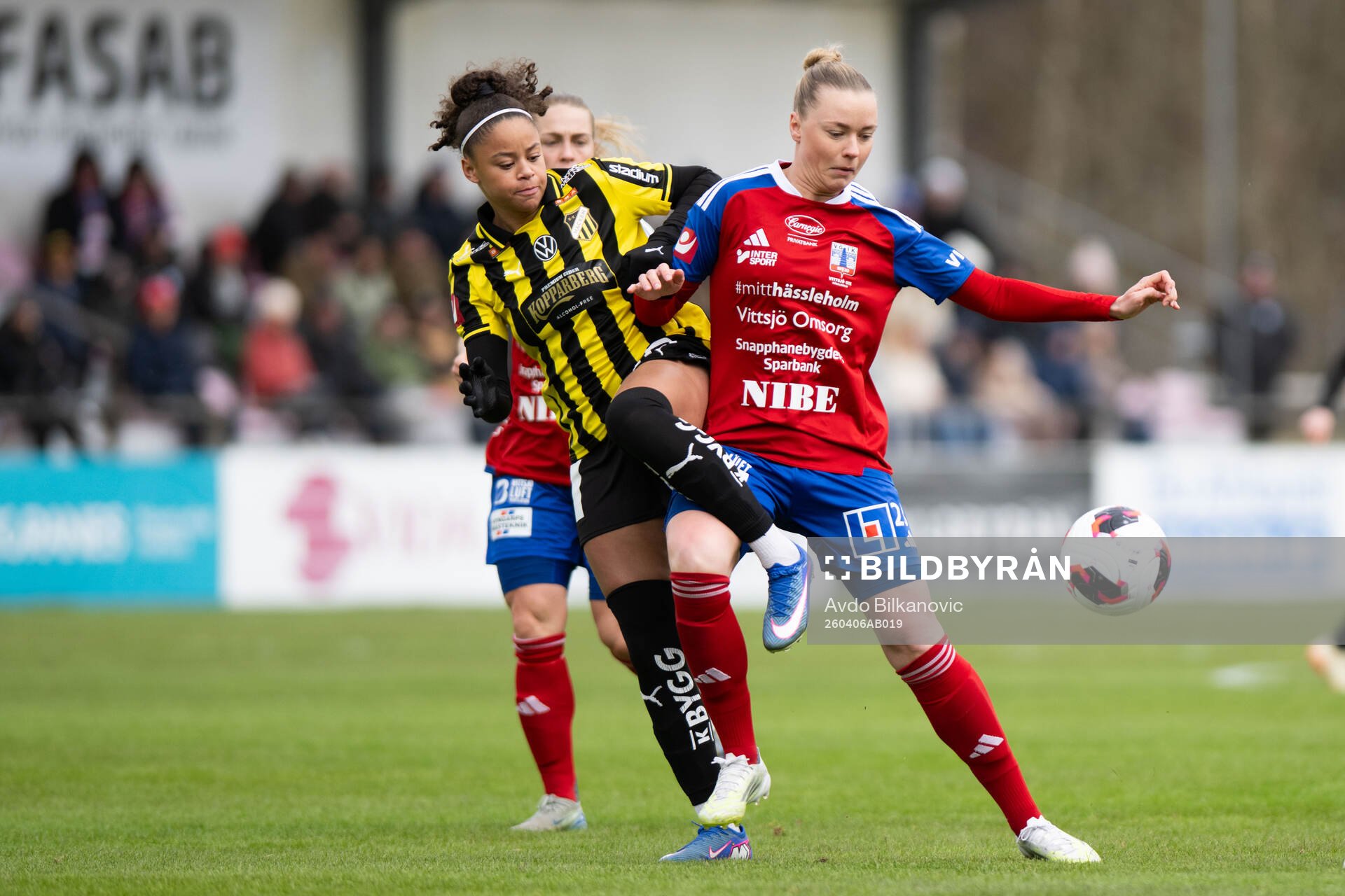 Häckens Felicia Schröder och Vittsjös Kajsa Lind