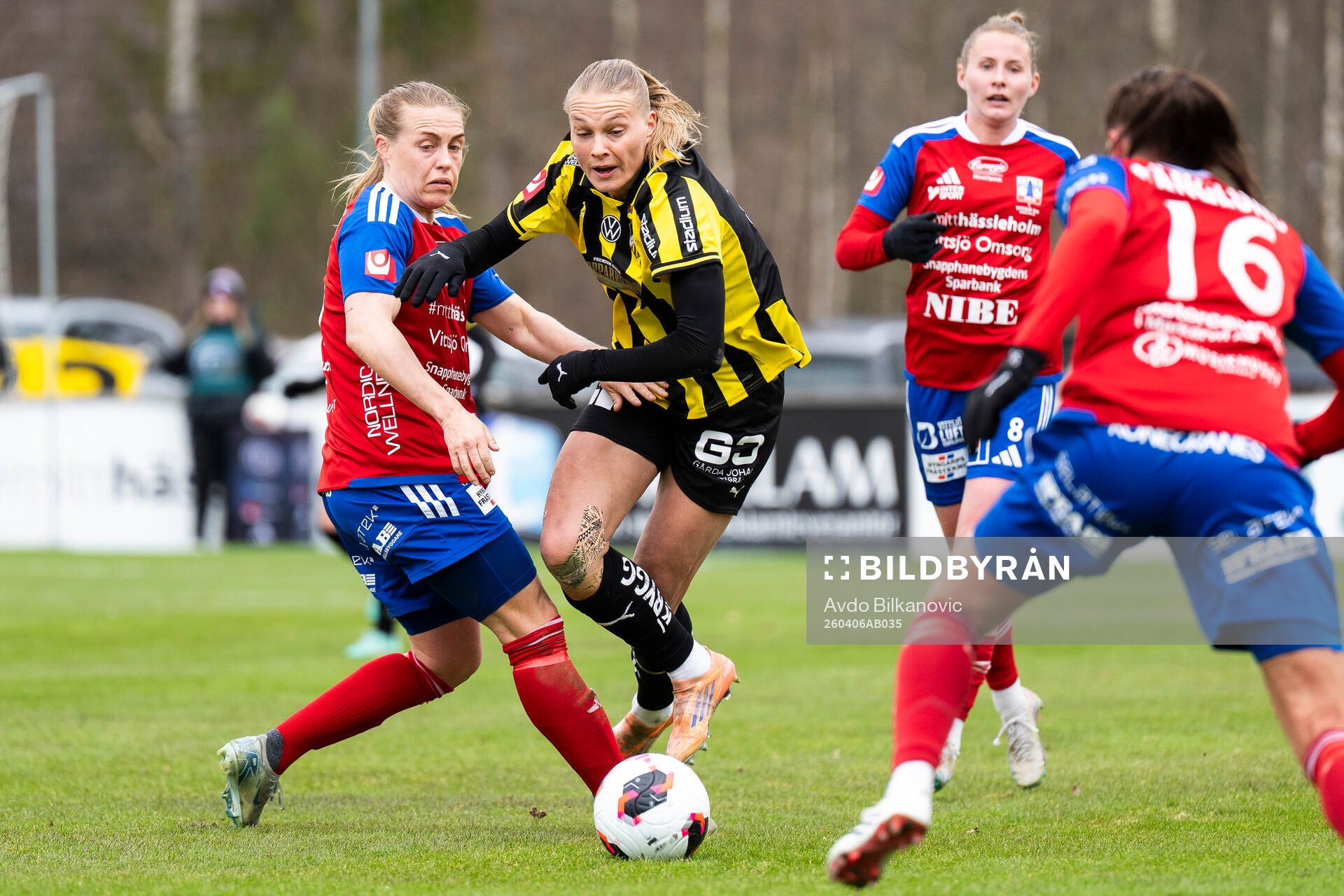 Vittsjös Nellie Persson och Häckens Stine Sandbech