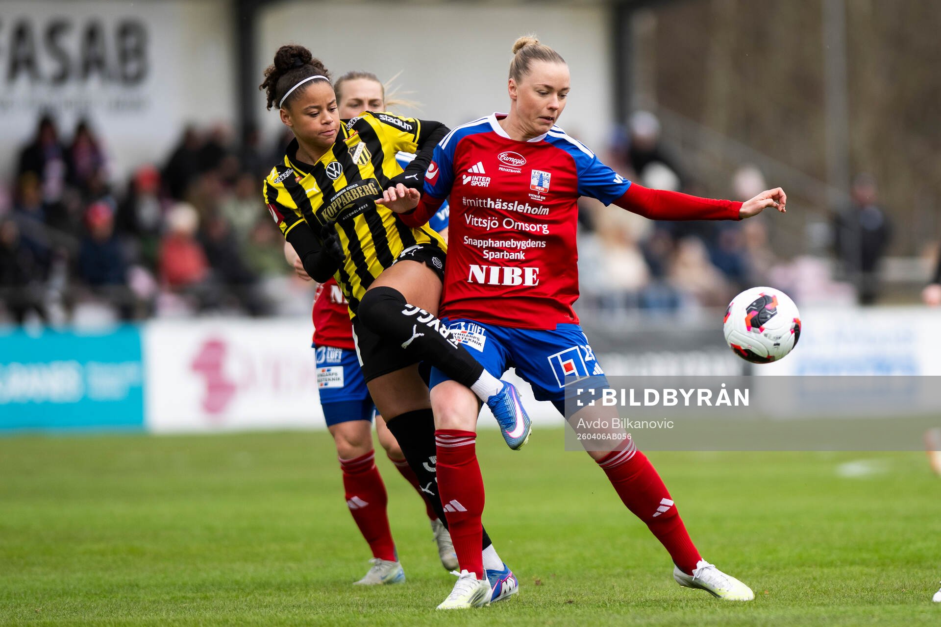 Vittsjös Kajsa Lind och Häckens Felicia Schröder