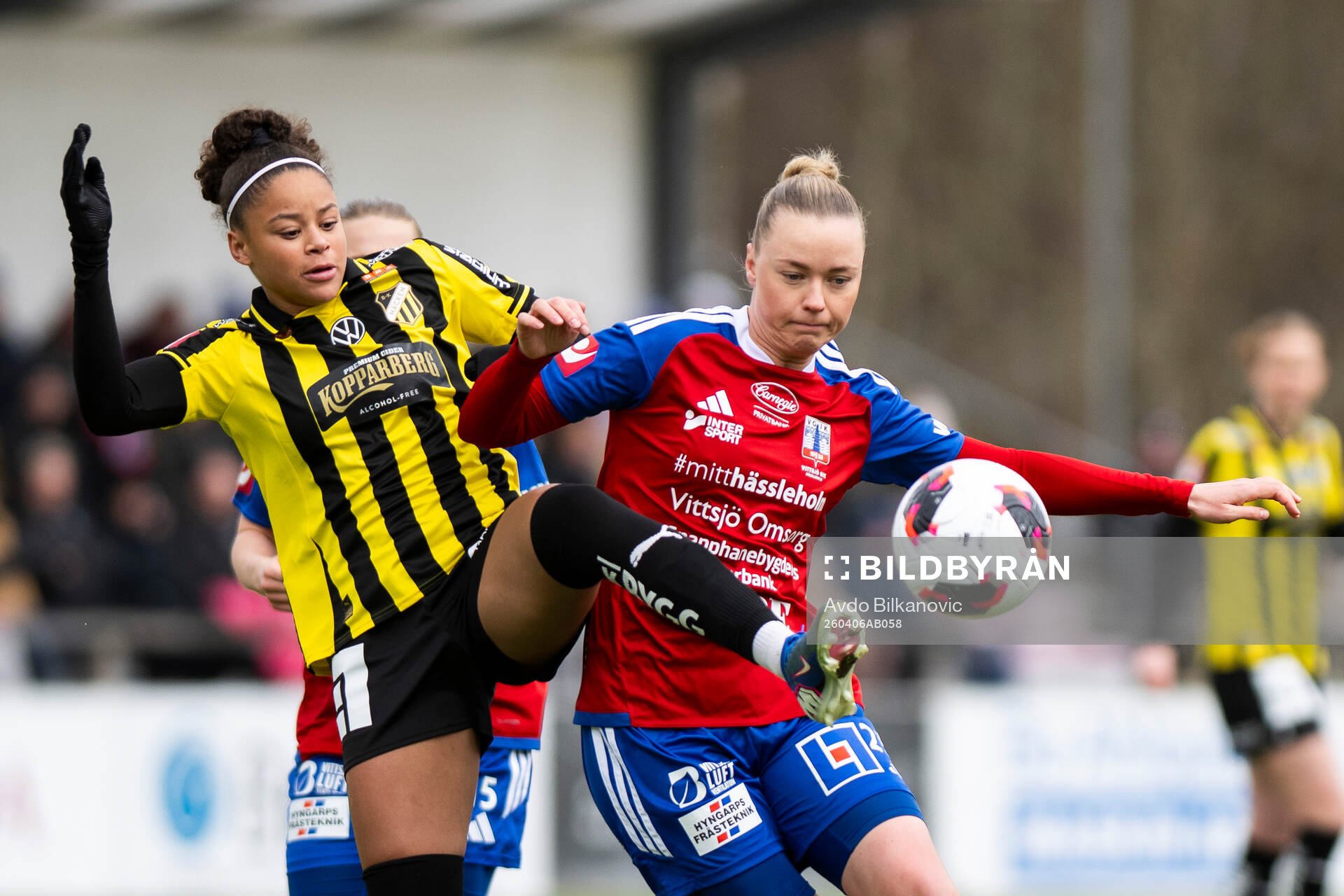 Vittsjös Kajsa Lind och Häckens Felicia Schröder