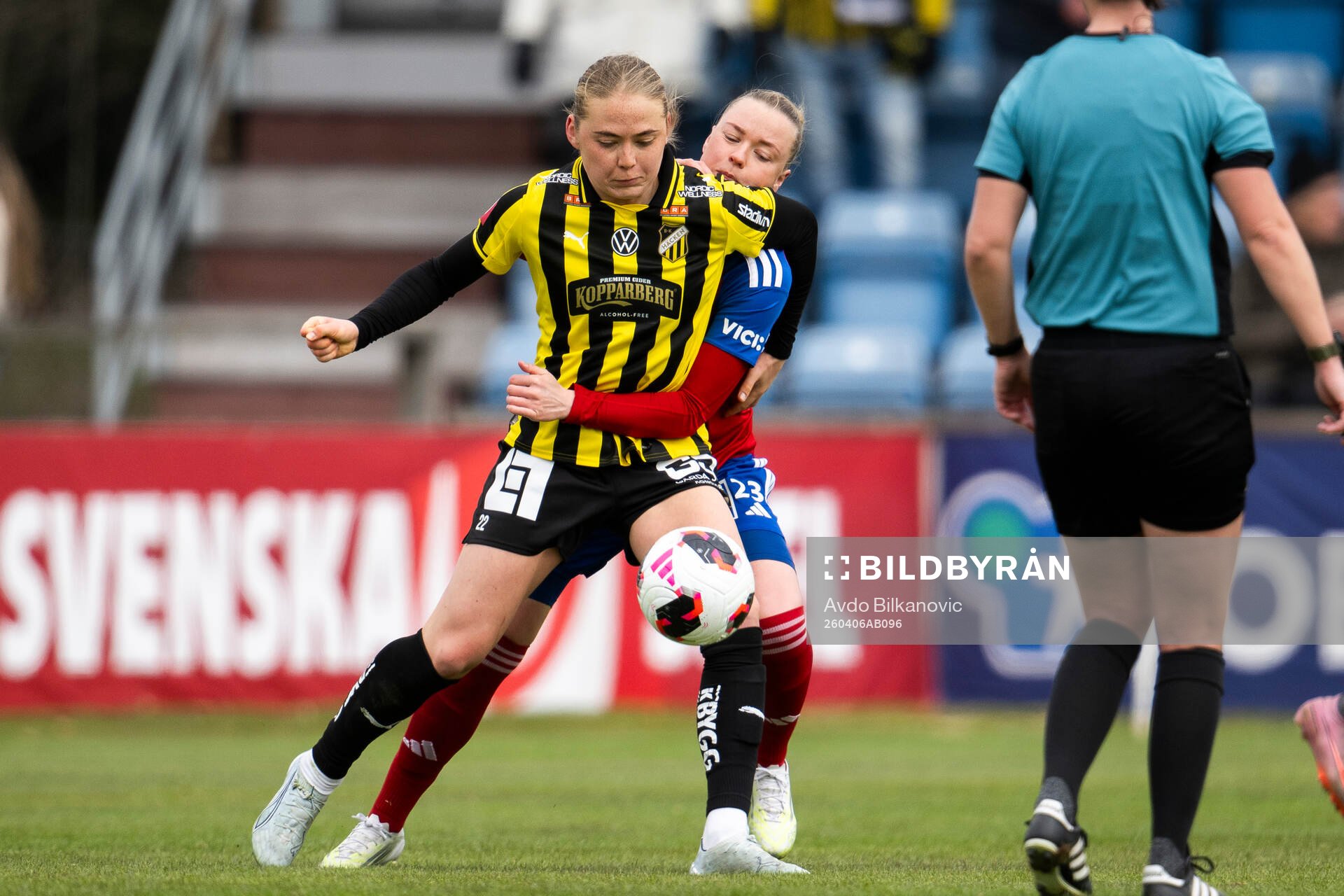 Vittsjös Kajsa Lind och Häckens Paulina Nyström