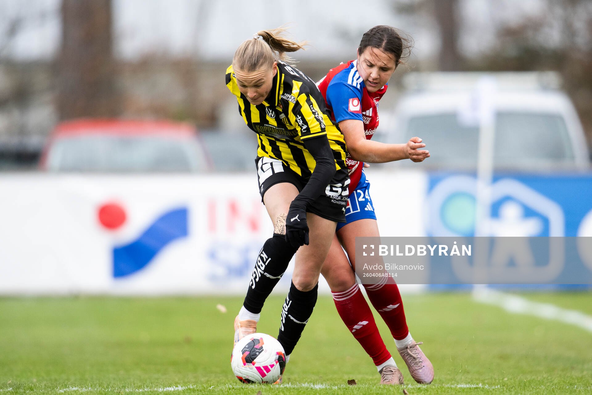 Vittsjös Daniela Galic  och Häckens Stine Sandbech