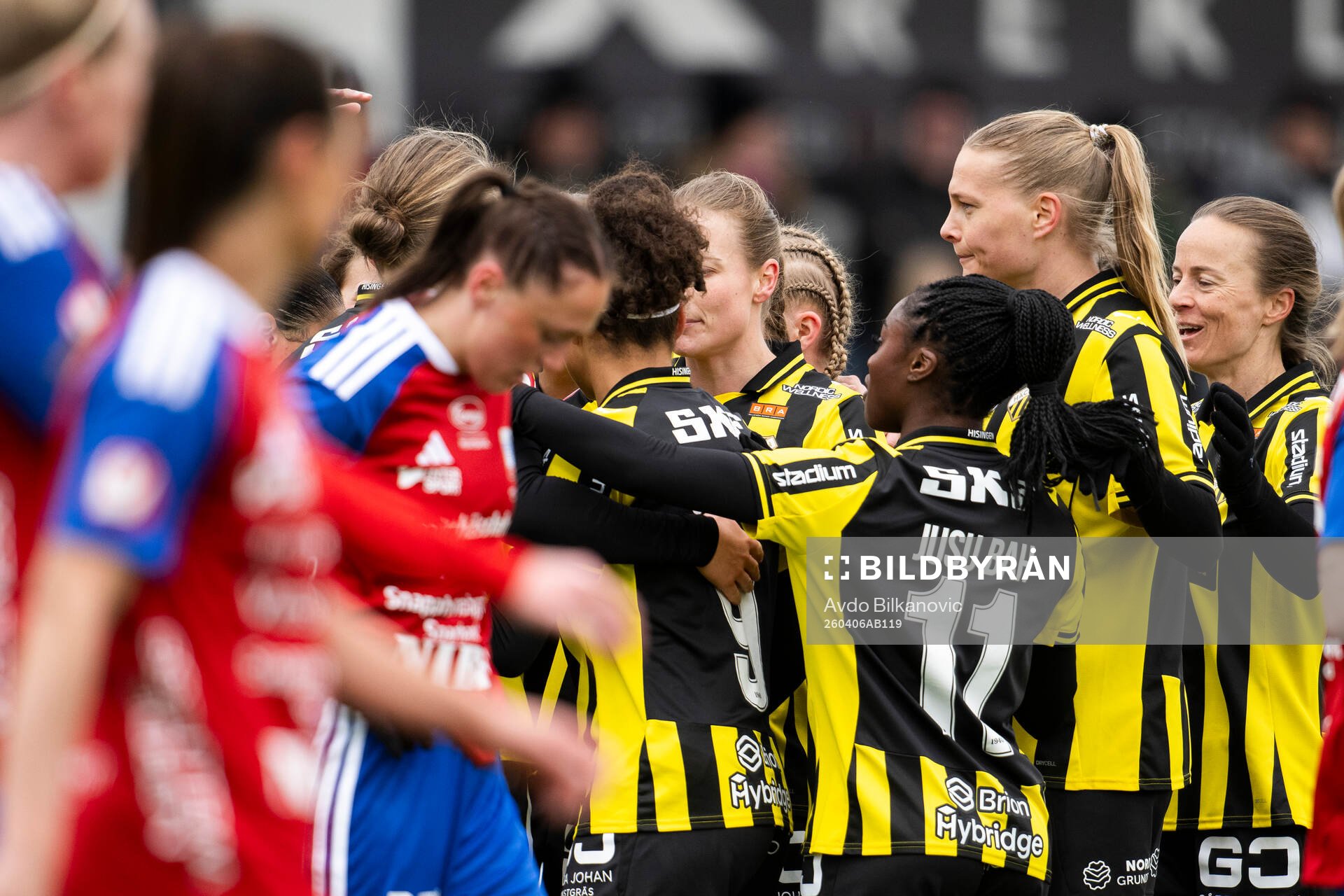 Vittsjös spelare deppar och Häckens jublar