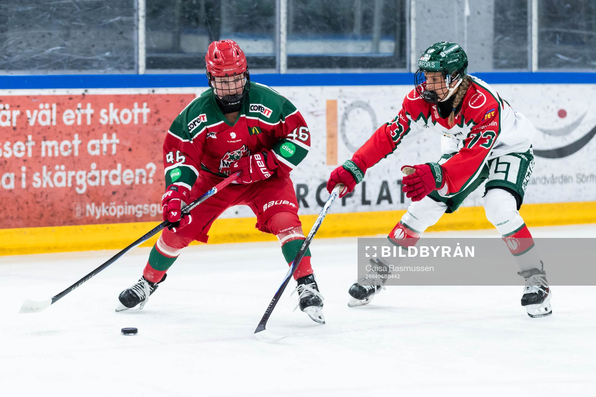 Modos Elsa Pallin och Frölundas Nellie Svensson