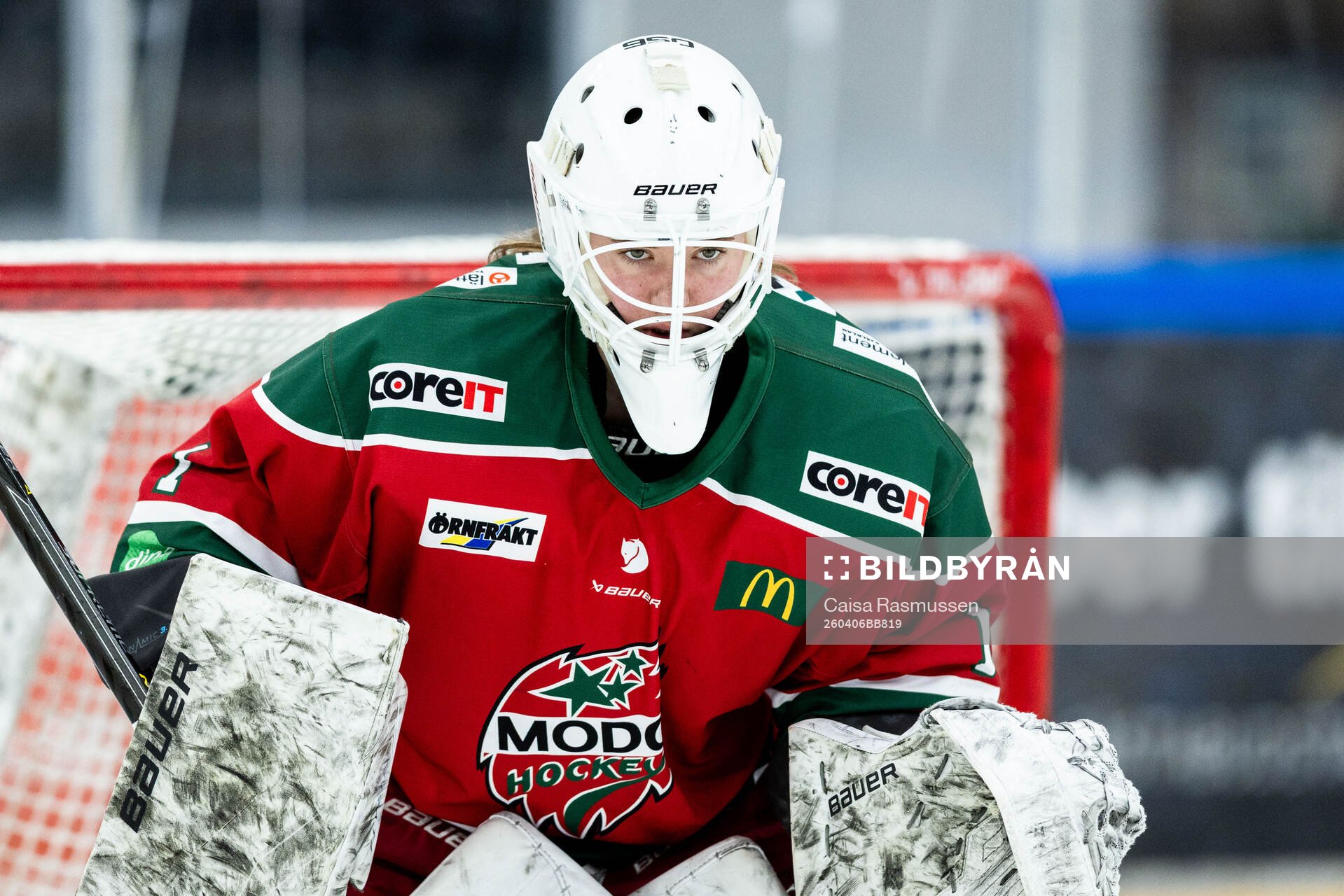 Modos målvakt Ebba Lindström
