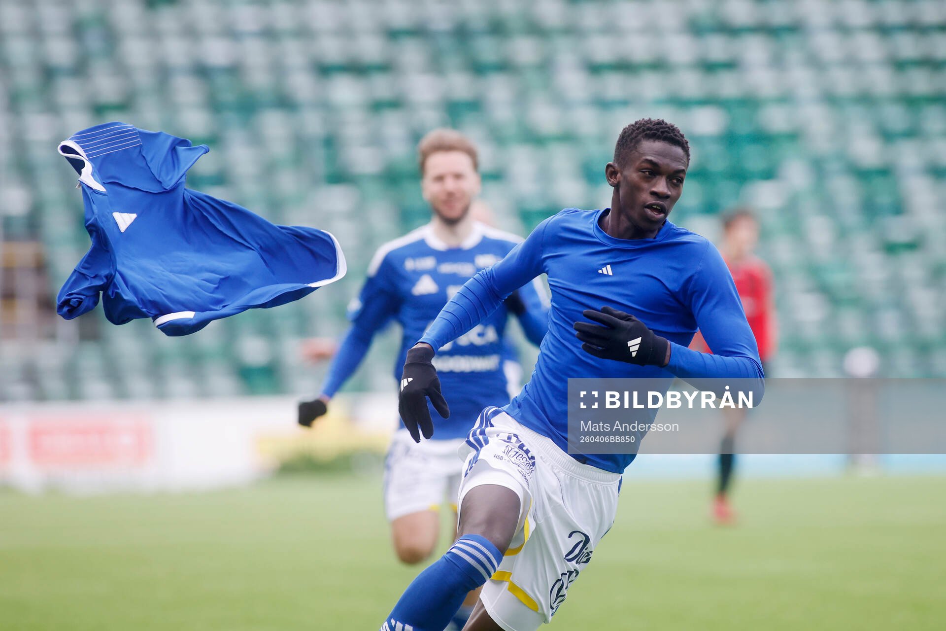 GIF Sundsvalls Suwaibou Kebbeh jublar