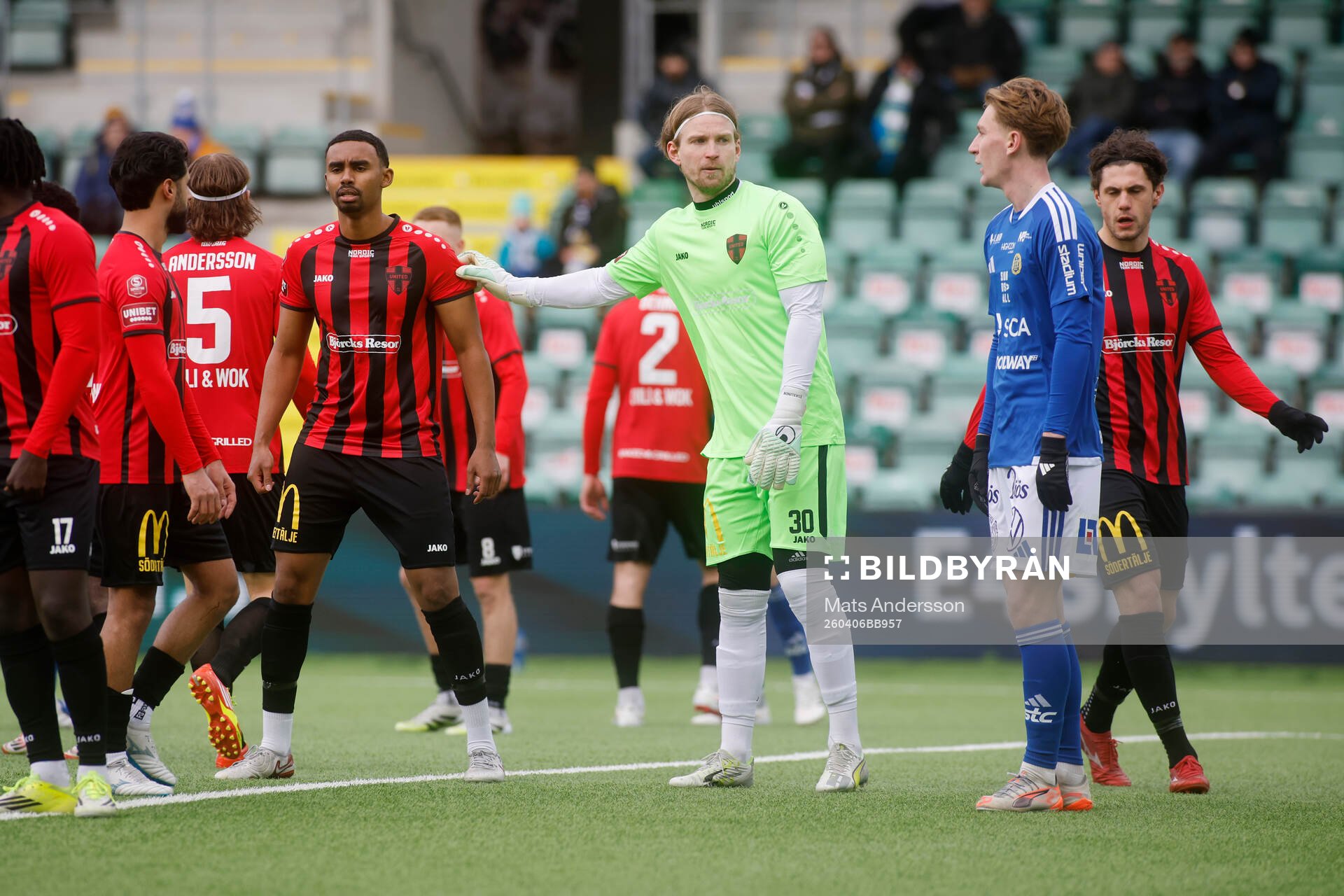 Nordic United FCs målvakt William Eskelinen