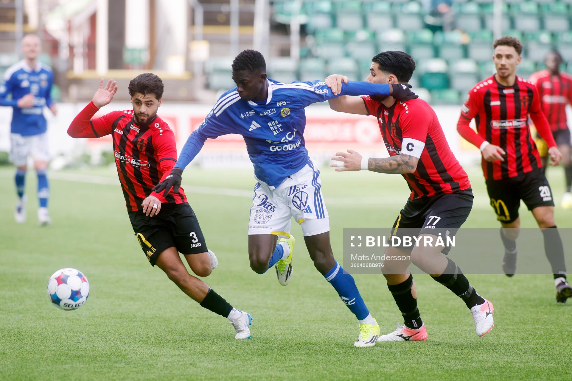 GIF Sundsvalls Suwaibou Kebbeh mot Nordic United FCs