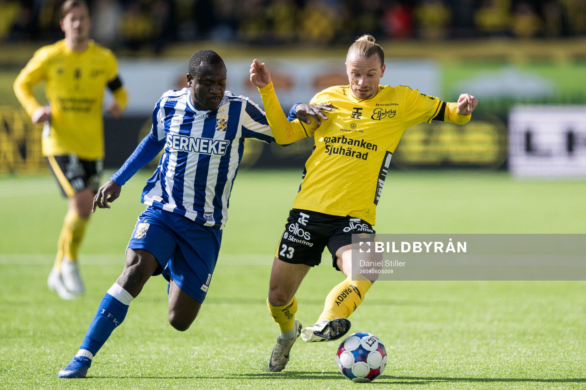 IFK Göteborgs Saidou Alioum Moubarak och Elfsborgs Niklas
