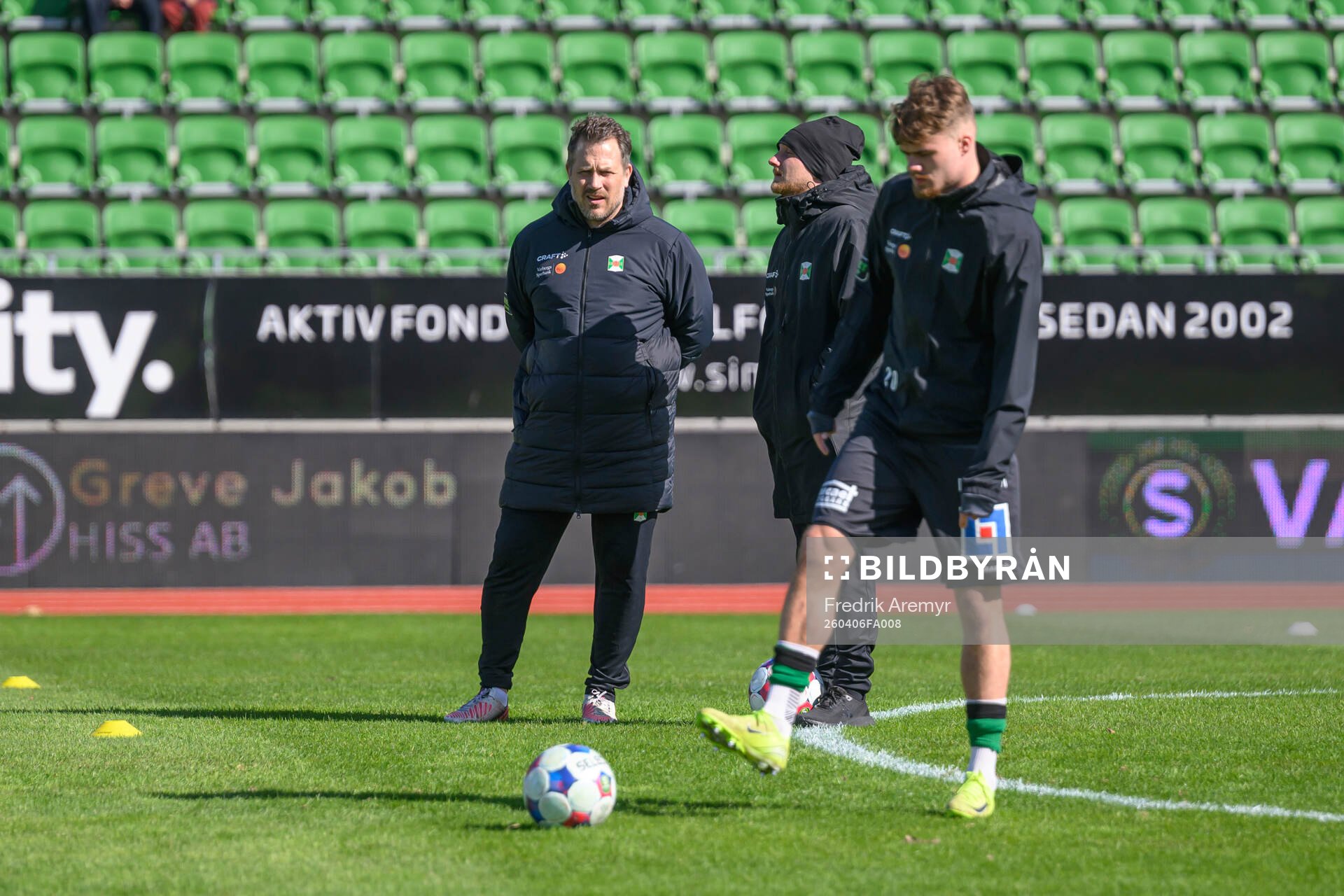 Varbergs assisterande tränare Tobias Hysén och tränare