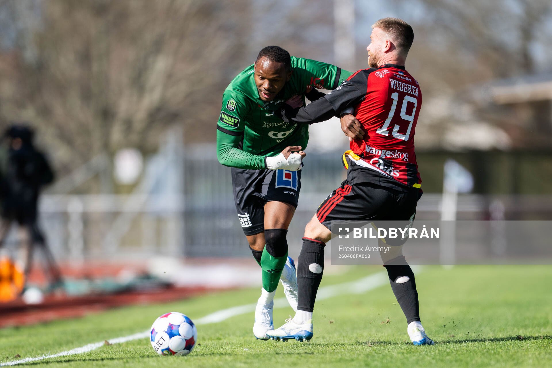 Varbergs Shanyder Borgelin och Östersunds Dennis Widgren