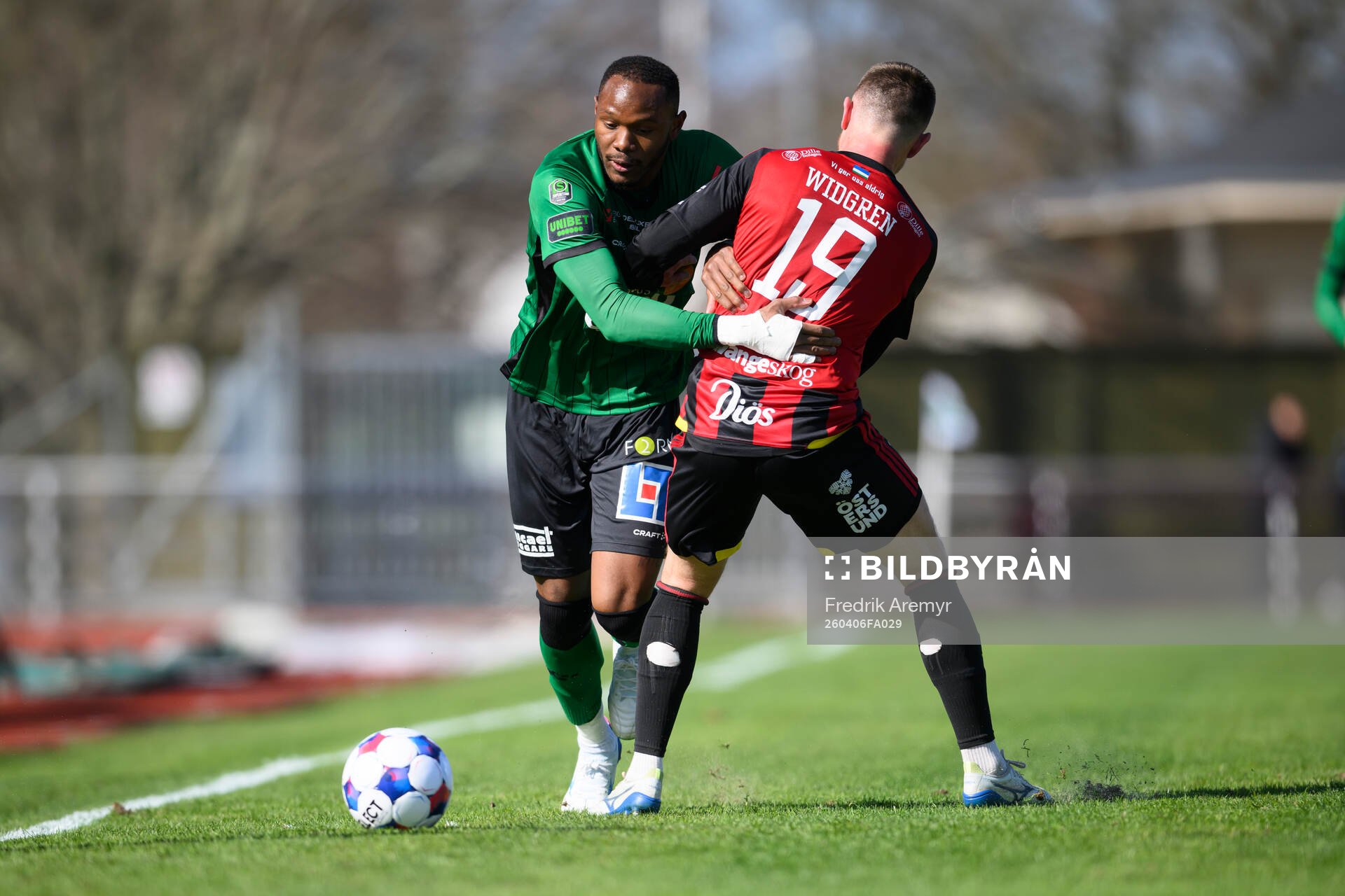 Varbergs Shanyder Borgelin och Östersunds Dennis Widgren