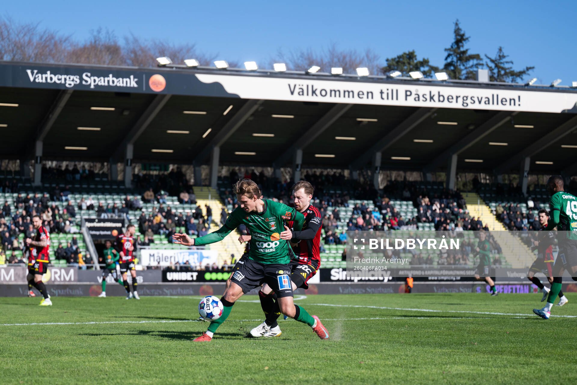 Varbergs Jonathan Nilsson och Östersunds Daniel Miljanovic