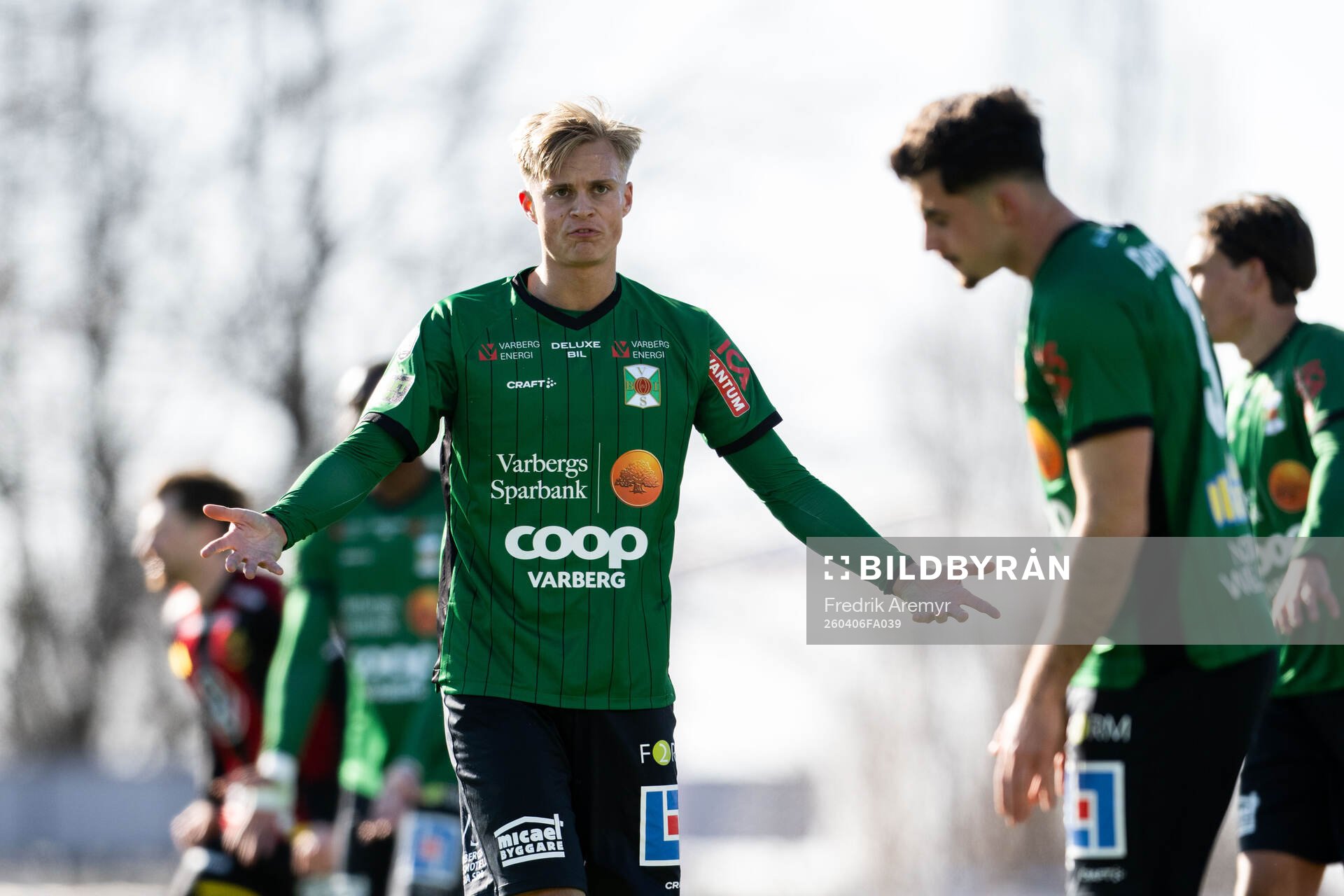 Varbergs Edvin Tellgren deppar