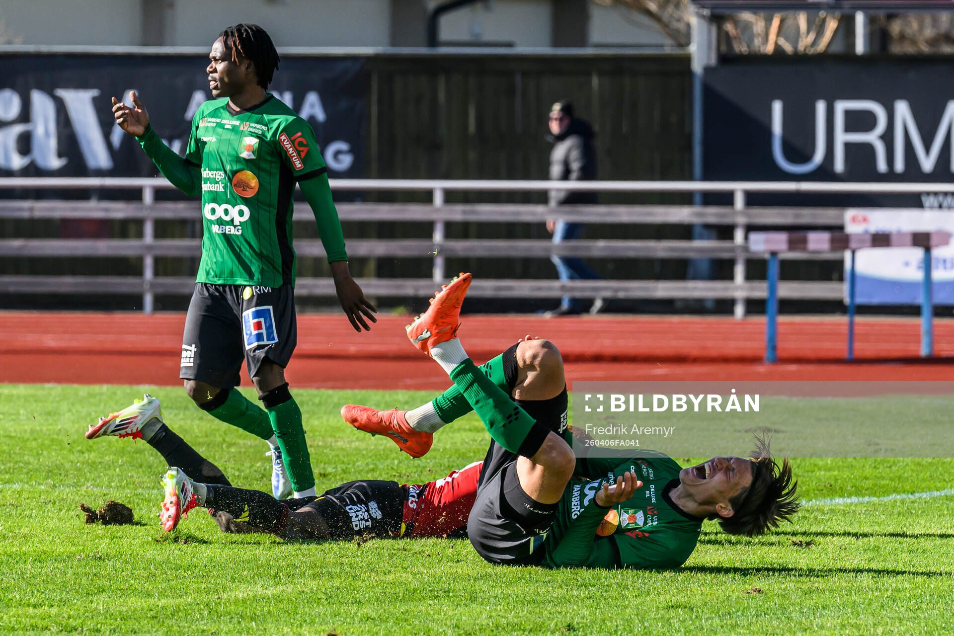 Varbergs Noah Johansson har ont