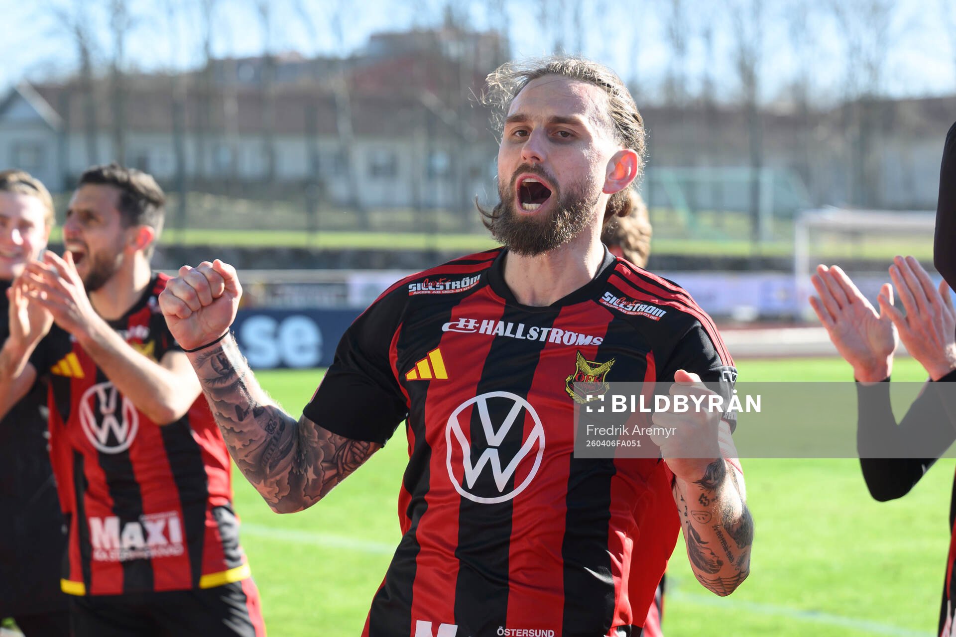 Östersunds Ali Suljic jublar