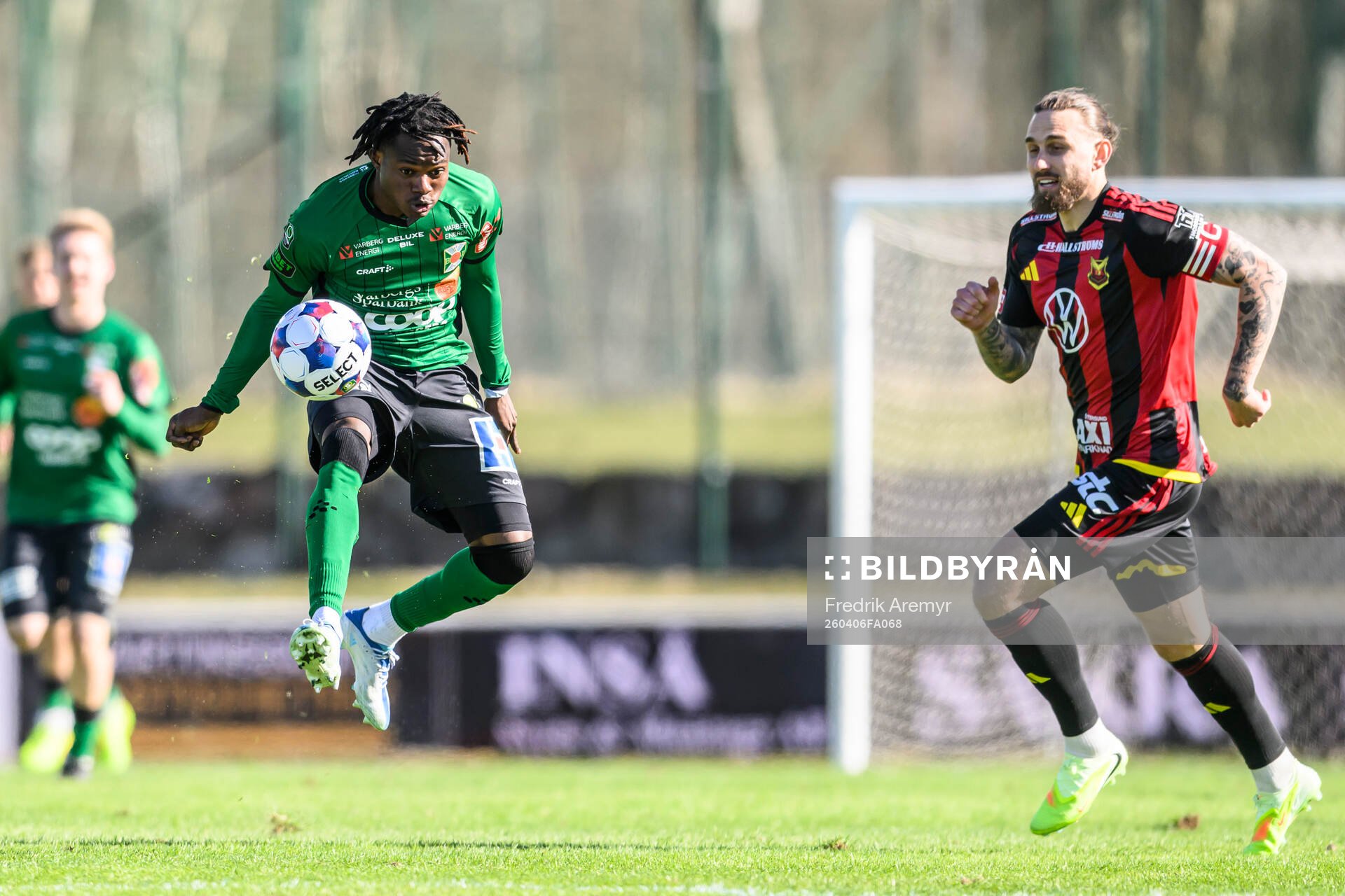 Varbergs Severin Nioule och Östersunds Ali Suljic